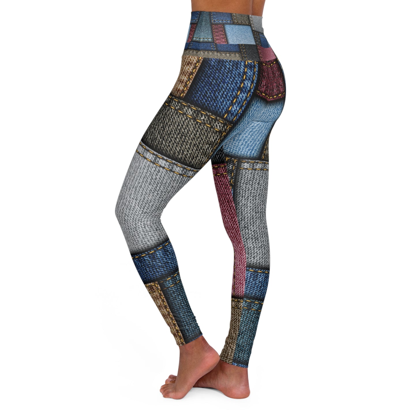 High Waisted Yoga Leggings - Stylish & Comfortable Activewear for Fitness Enthusiasts