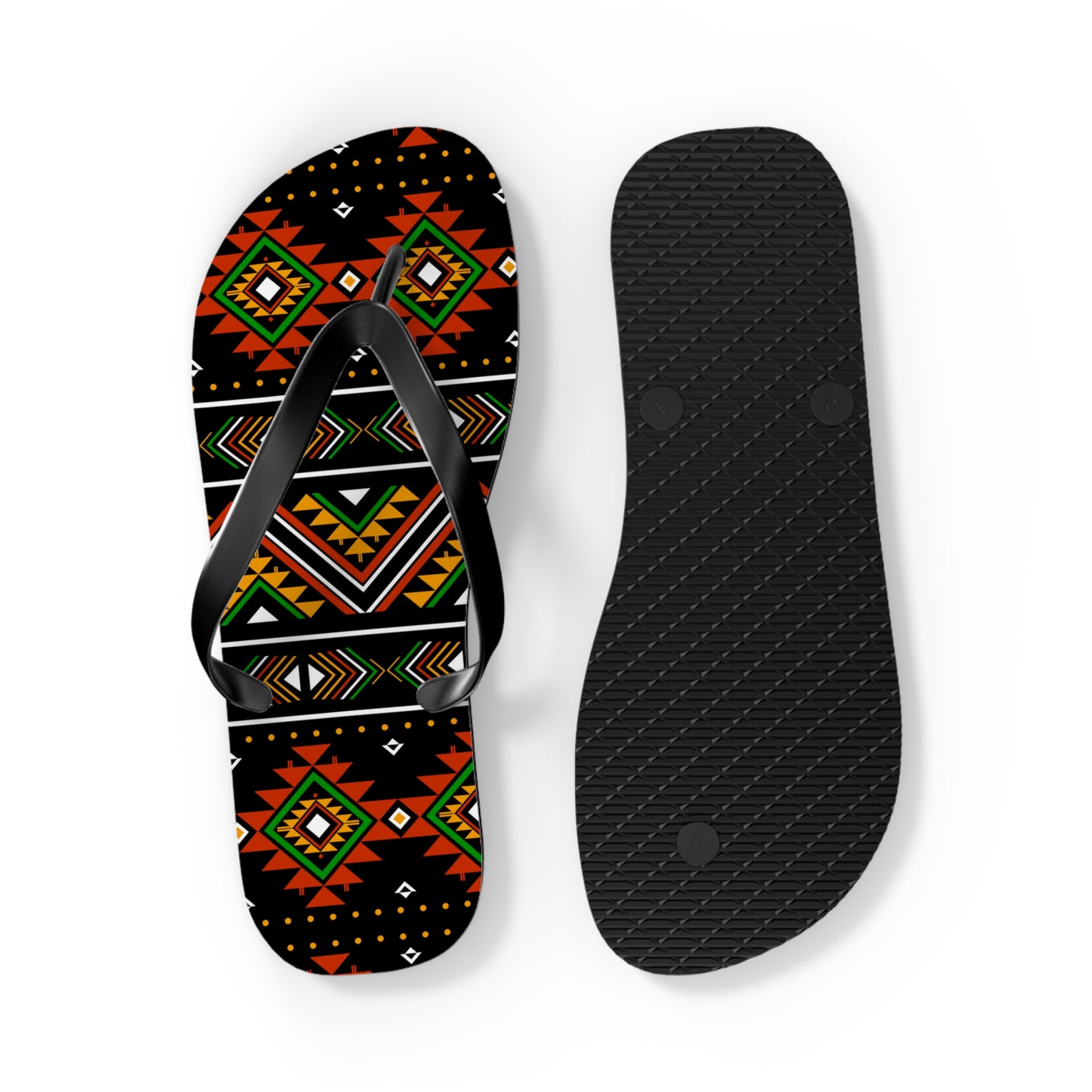 Tribal Print Flip Flops - Boho Summer Sandals