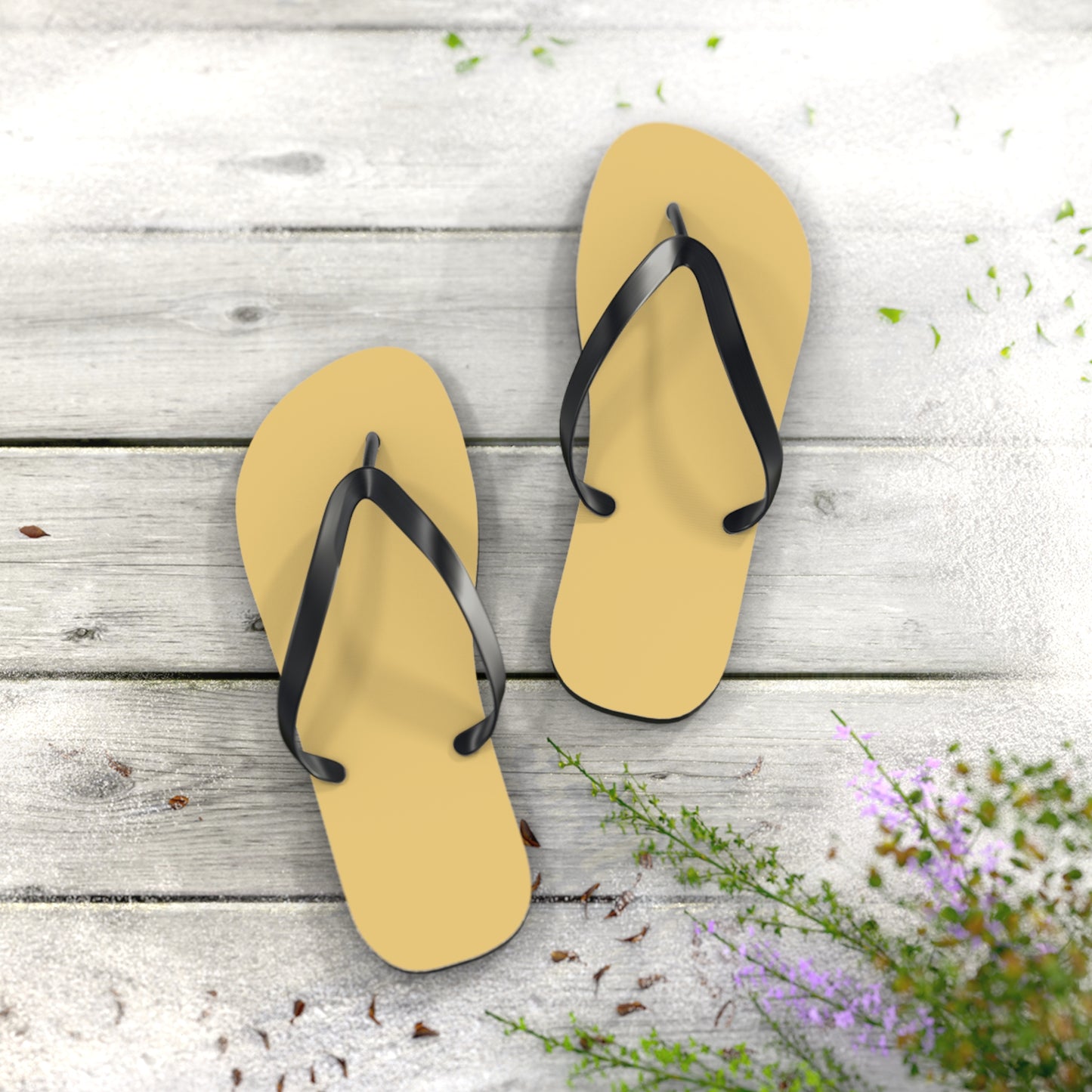 Stylish Yellow Flip Flops for Summer Adventures