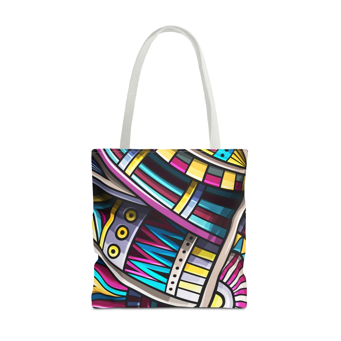 Colorful Graphic Tote Bag - Stylish & Versatile for Everyday Use