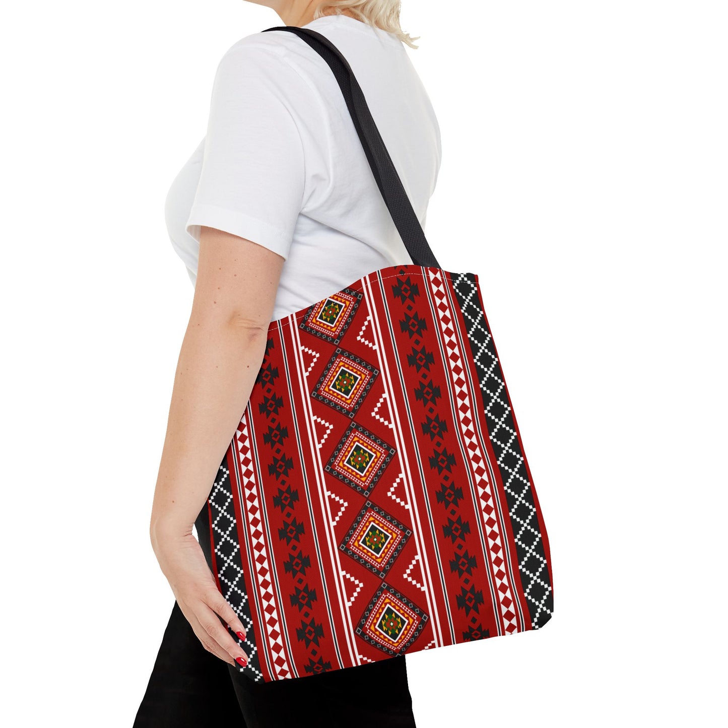 Ethnic Pattern Tote Bag – Stylish, Spacious & Perfect for Everyday Use