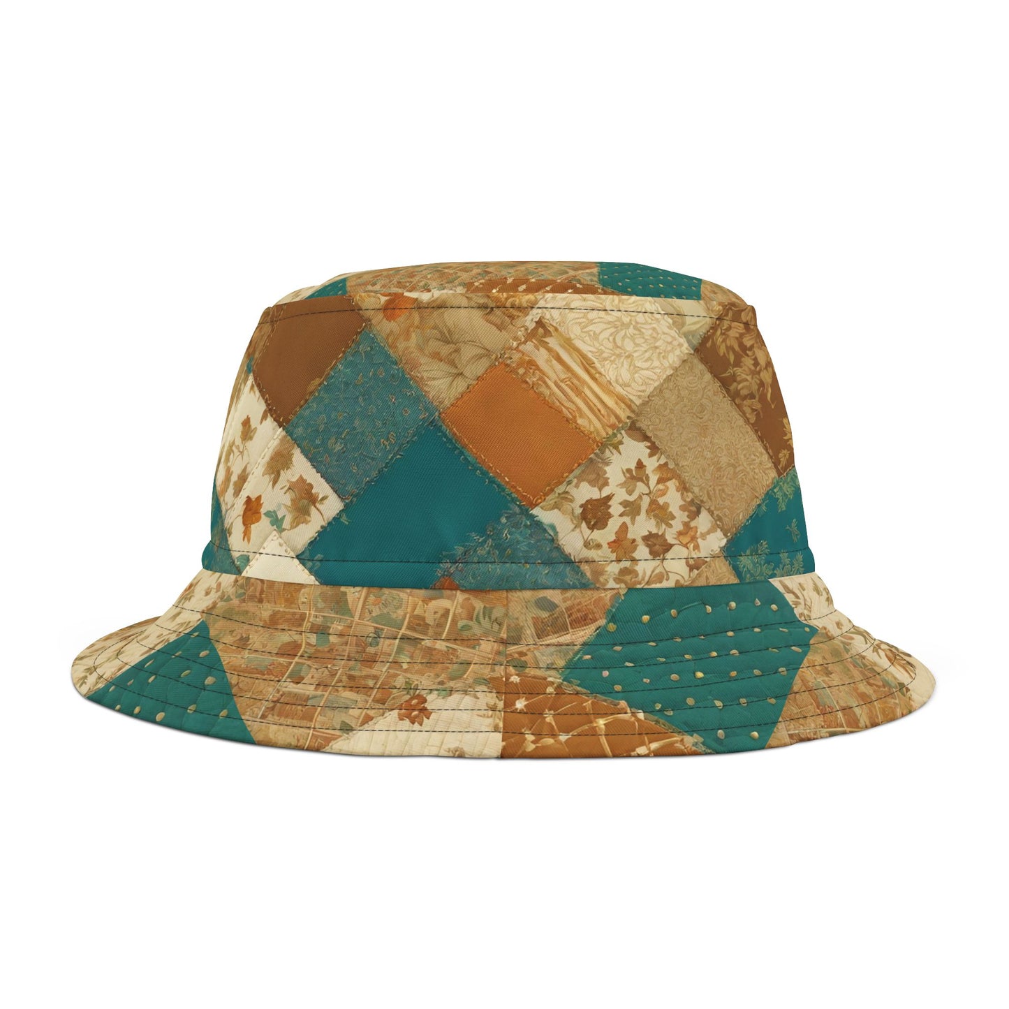 Boho Chic Patchwork Bucket Hat - Stylish & Versatile Summer Accessory