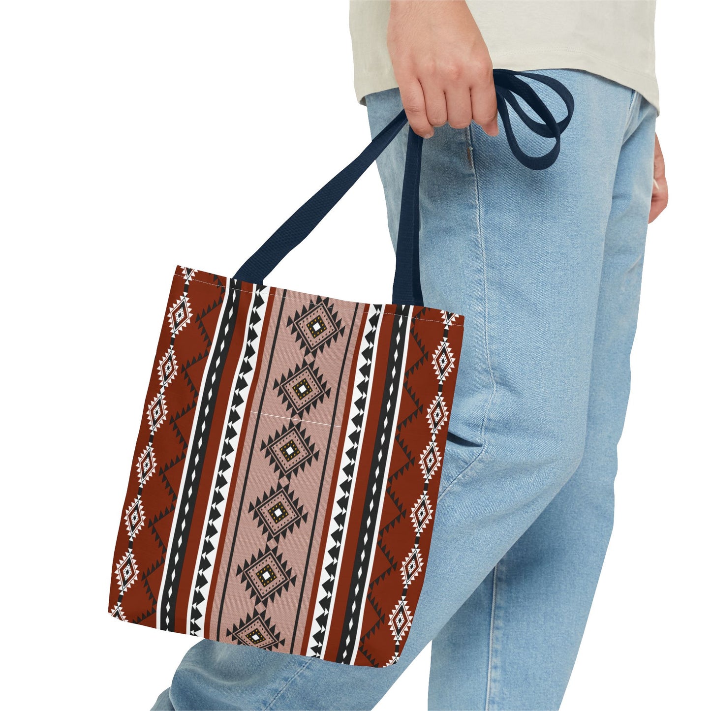 Stylish Tribal Pattern Tote Bag - Boho Chic Shopping Bag for Everyday Use