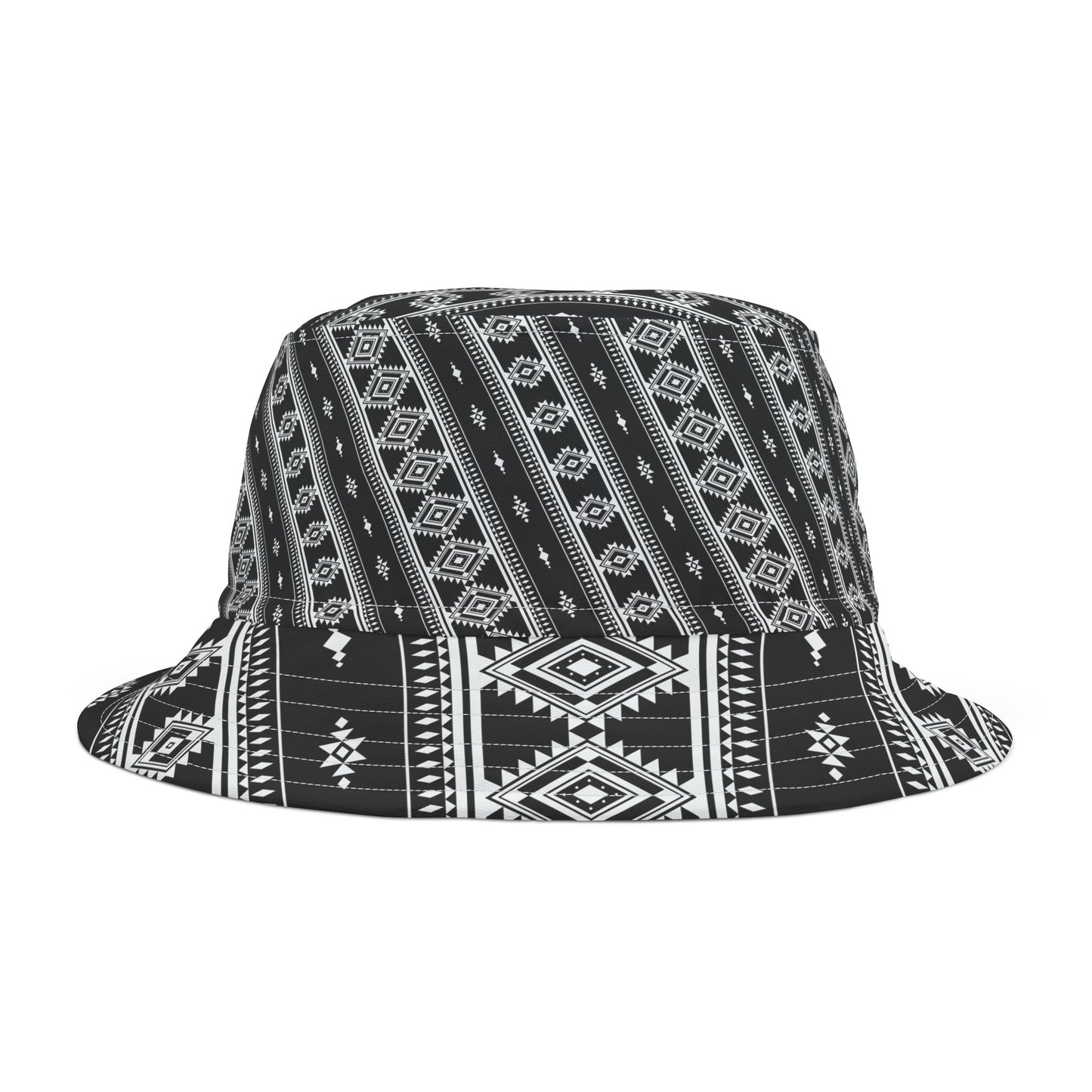 Minimalist Geometric Bucket Hat - Sleek and Stylish