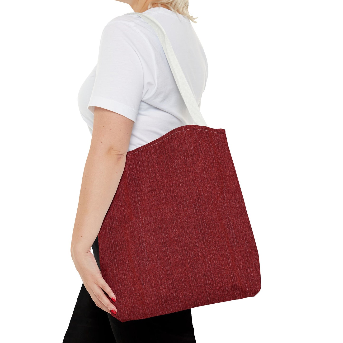 Stylish Red Tote Bag - Versatile Carryall for Everyday Use