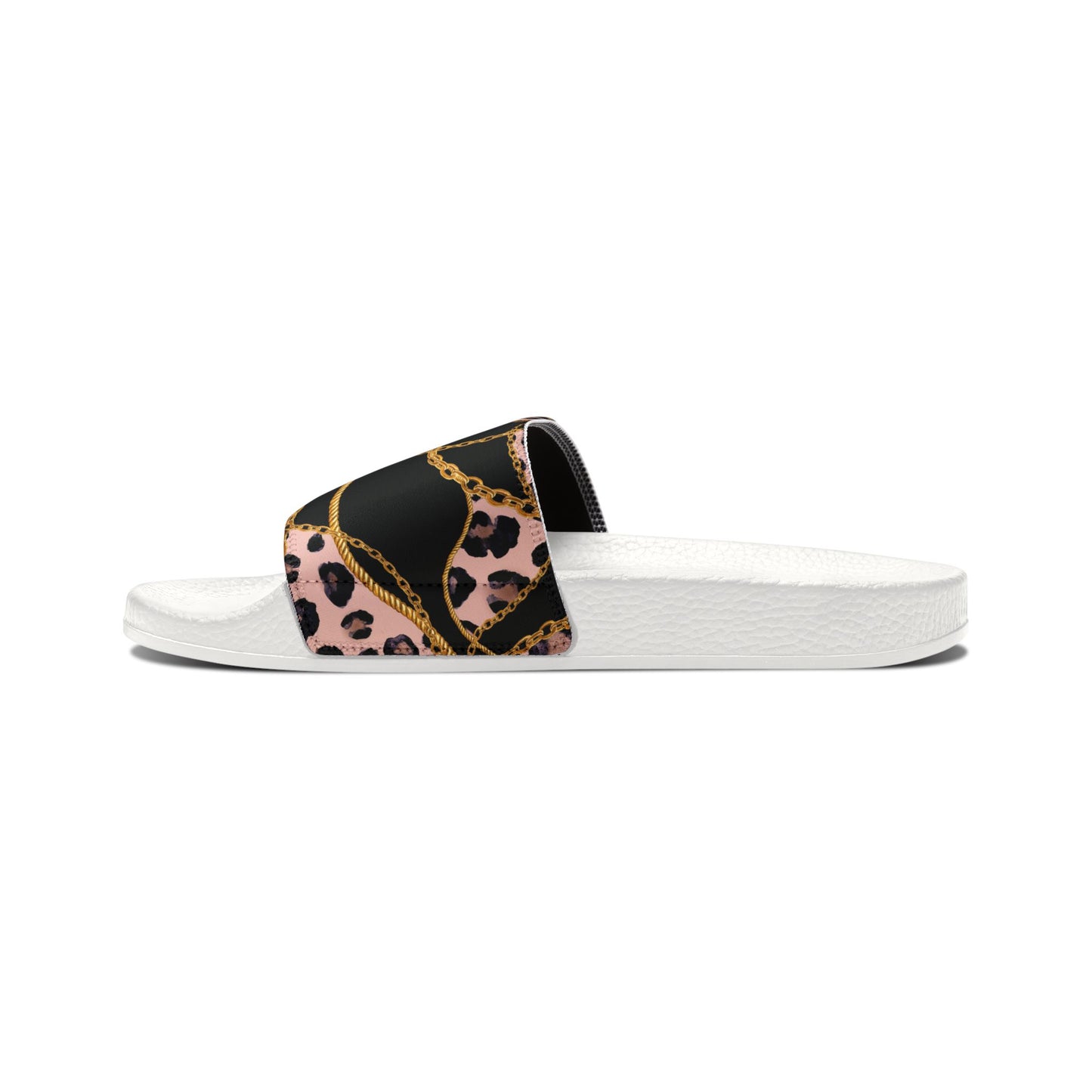 Chic Leopard Print Removable-Strap Sandals for Women - Stylish & Comfortable Footwear