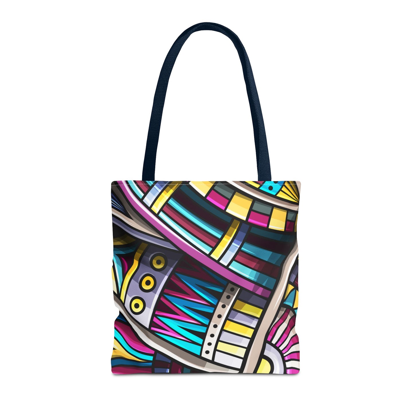 Colorful Graphic Tote Bag - Stylish & Versatile for Everyday Use