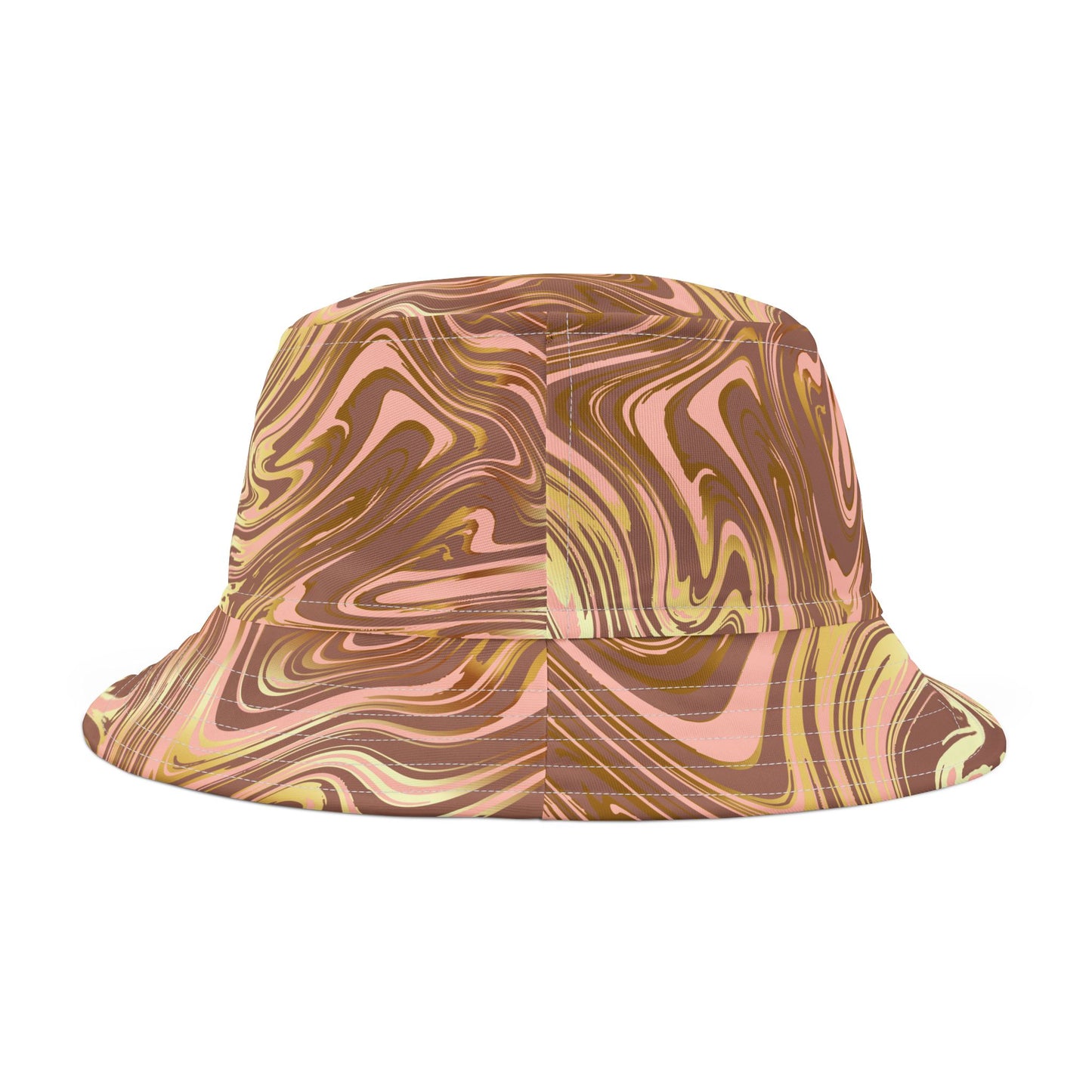 Marbled Pattern Bucket Hat - Trendy and Stylish Summer Accessory