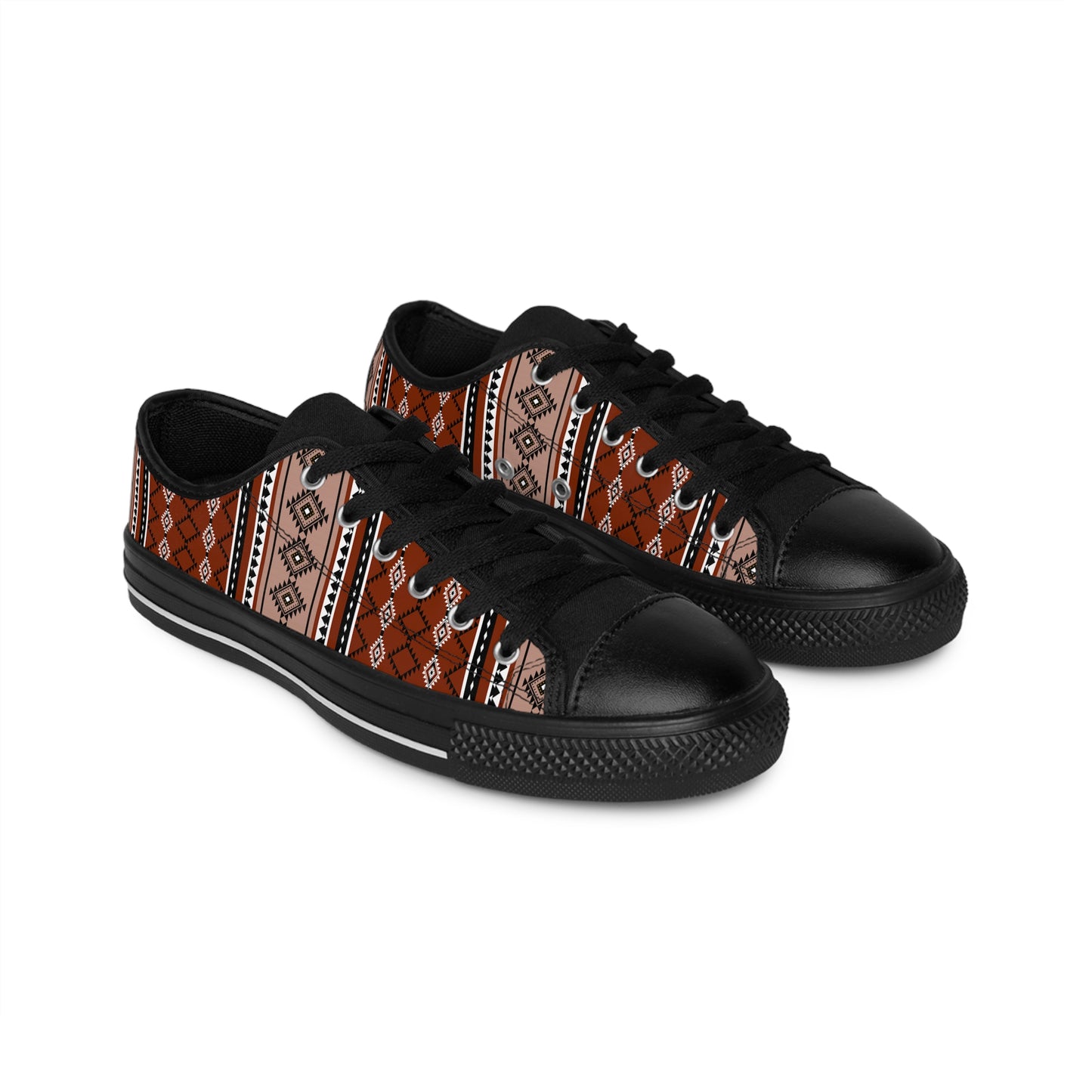 Stylish Women's Sneakers with Boho Pattern - Comfortable and Trendy Footwear