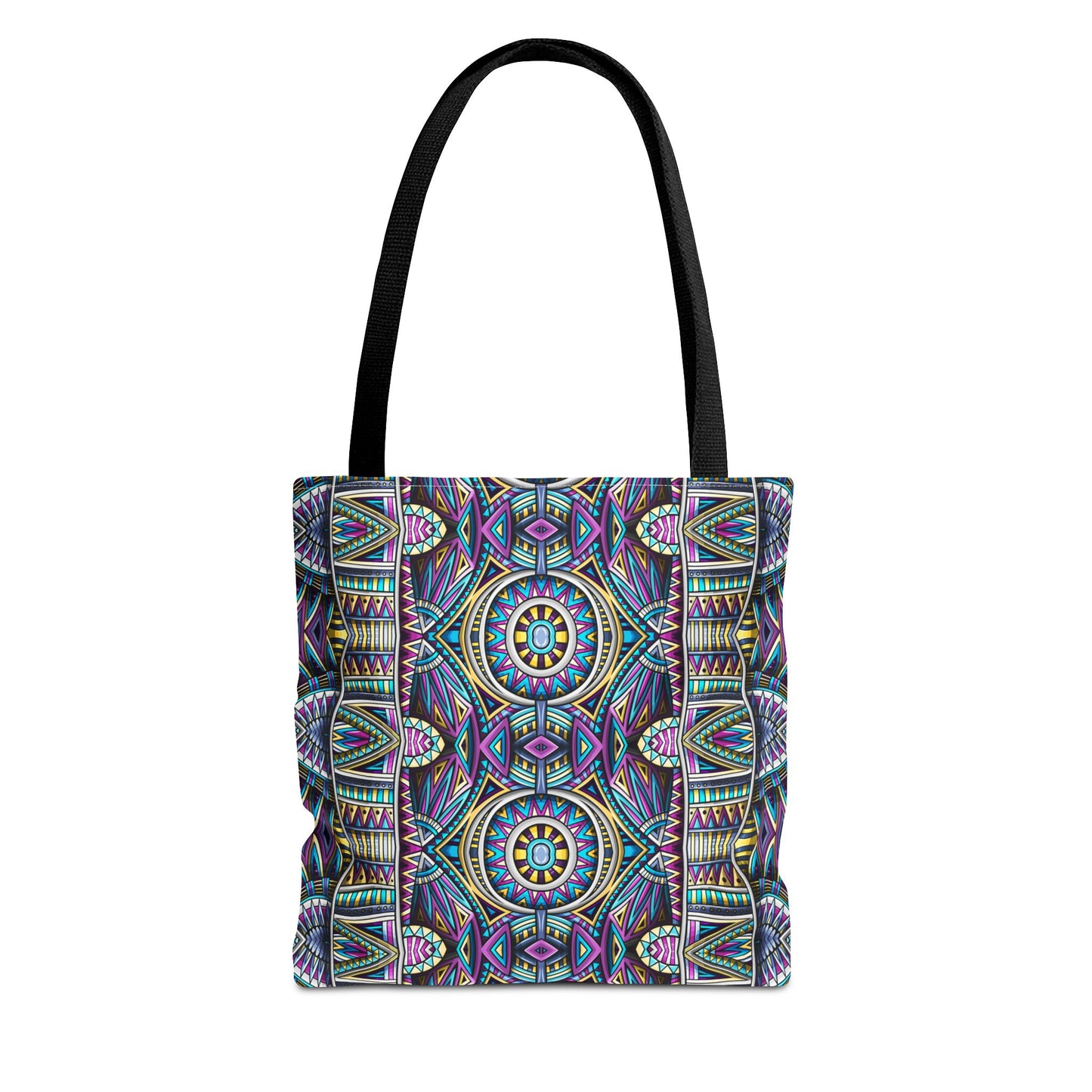 Colorful Bohemian Tote Bag - Mandala Pattern for Everyday Adventures