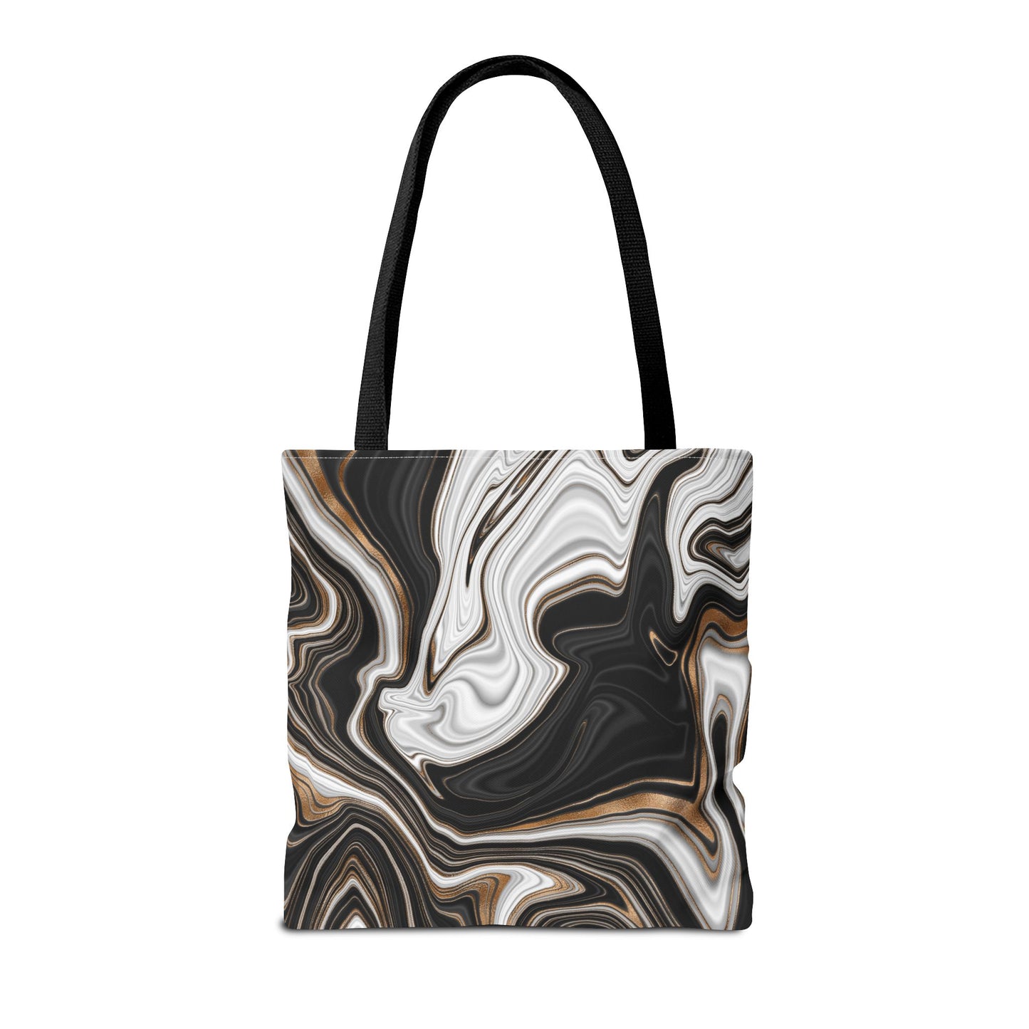 Chic Marble Print Tote Bag - Stylish Eco-Friendly Carryall for Everyday Use