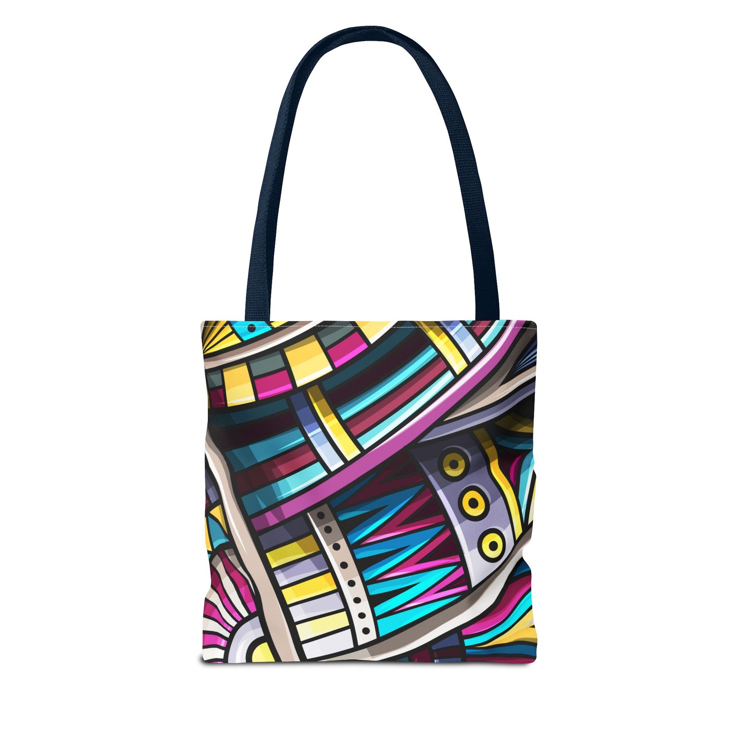 Colorful Graphic Tote Bag - Stylish & Versatile for Everyday Use