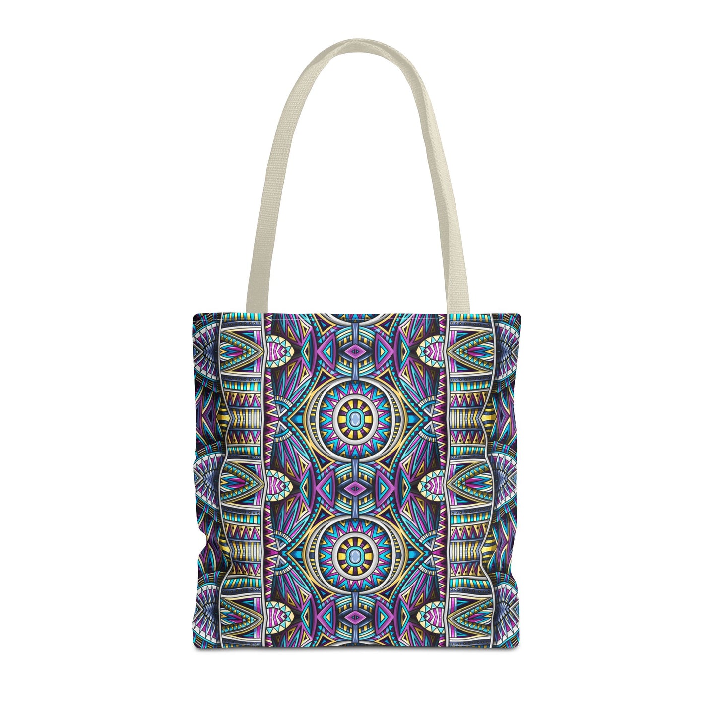 Colorful Bohemian Tote Bag - Mandala Pattern for Everyday Adventures