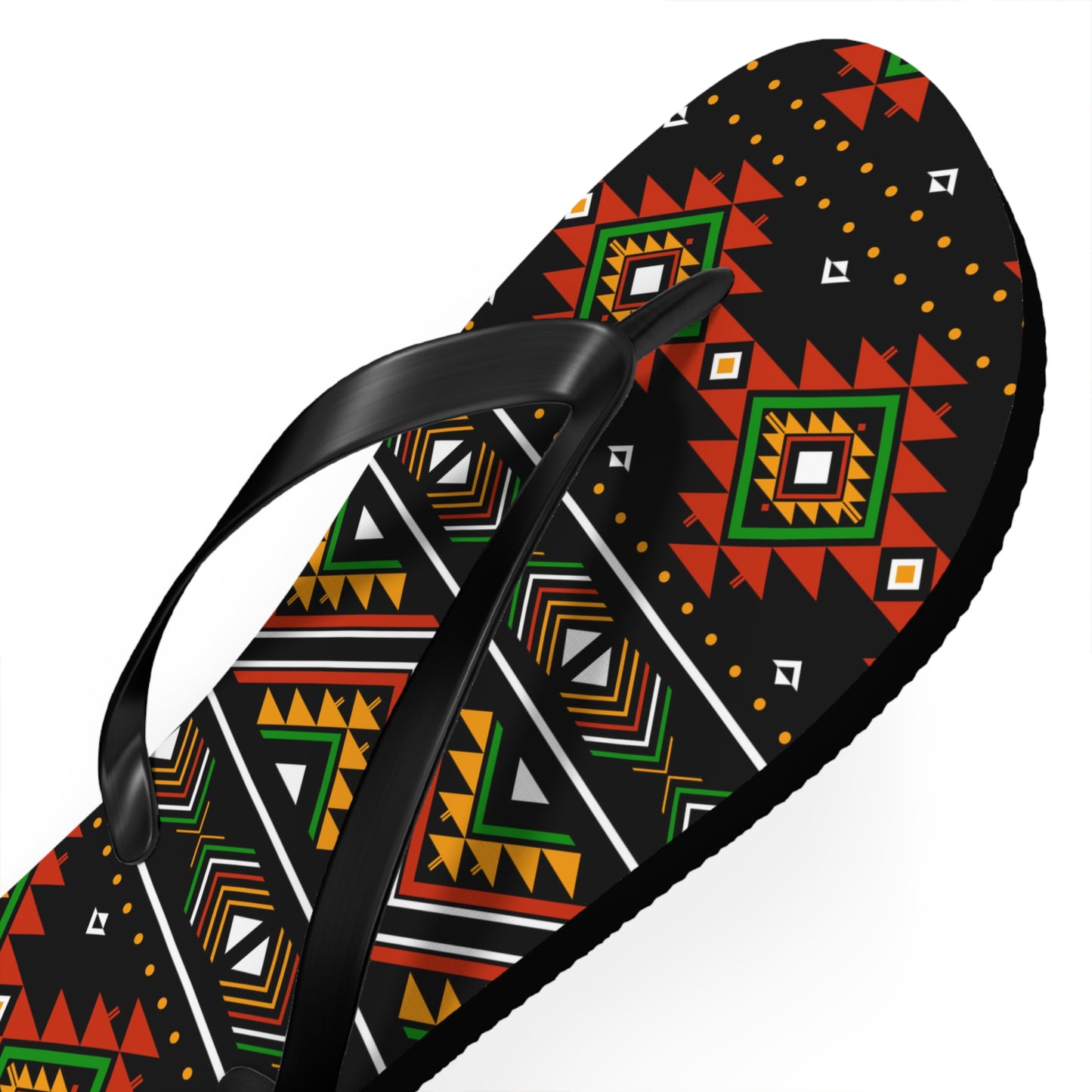 Tribal Print Flip Flops - Boho Summer Sandals