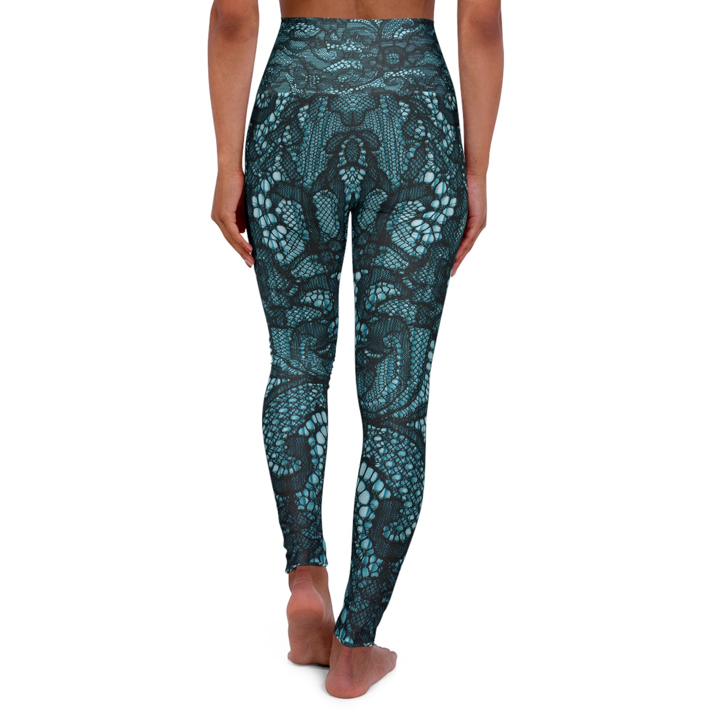 Snake Print High Waisted Yoga Leggings for Comfort & Style