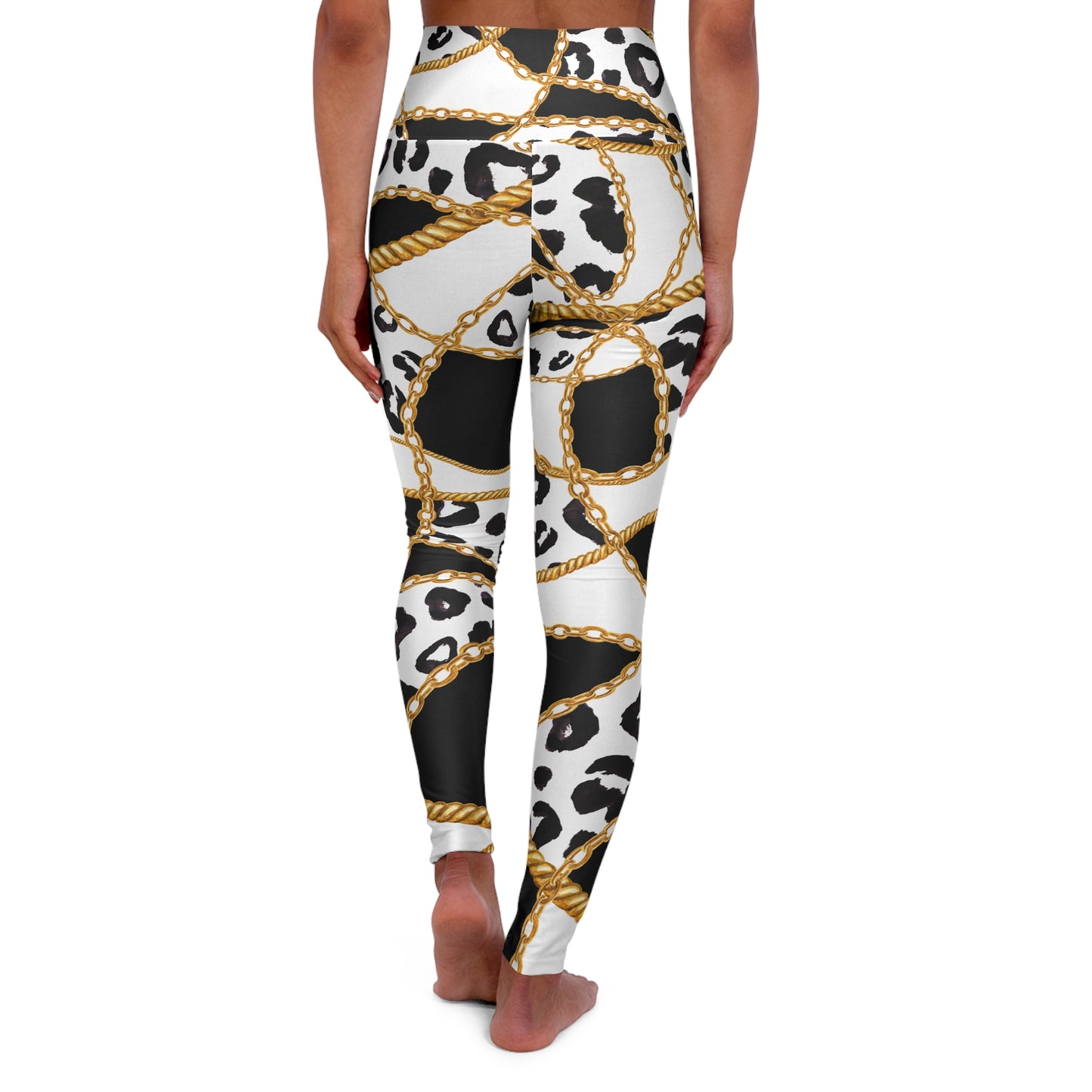 High Waisted Yoga Leggings (AOP)