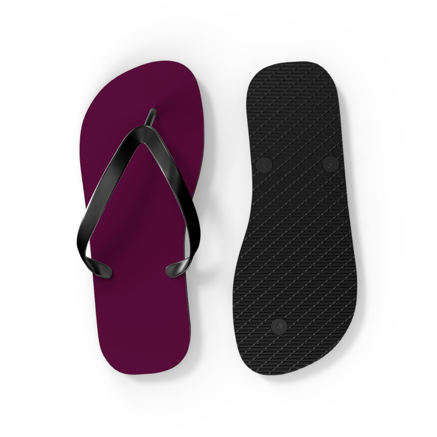 Stylish Maroon Flip Flops - Summer Beach Footwear for Casual Outings