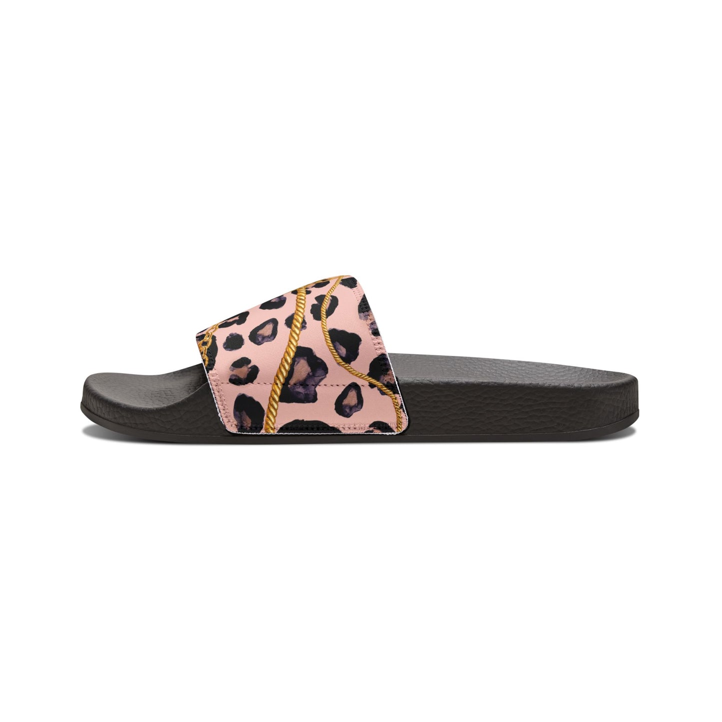 Trendy Women's Removable-Strap Sandals - Stylish Leopard Print Flip Flops