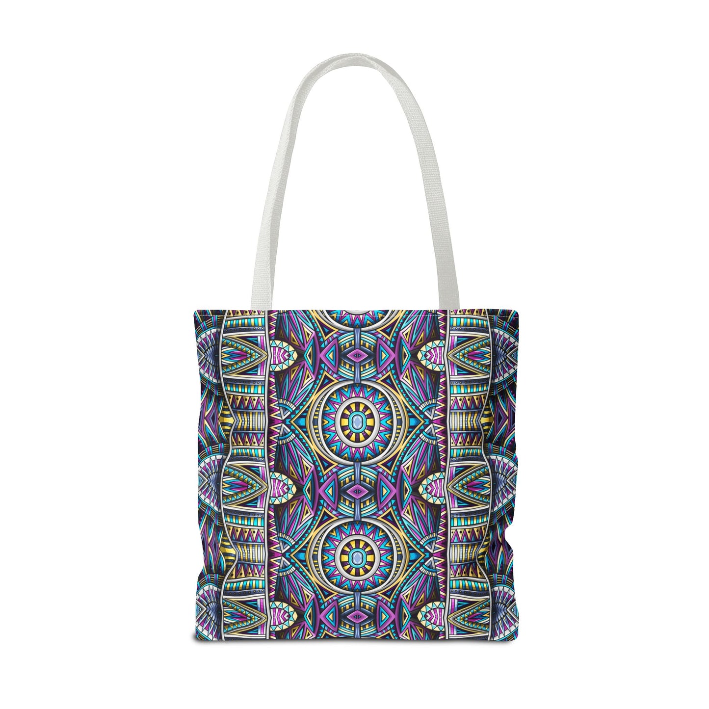 Colorful Bohemian Tote Bag - Mandala Pattern for Everyday Adventures