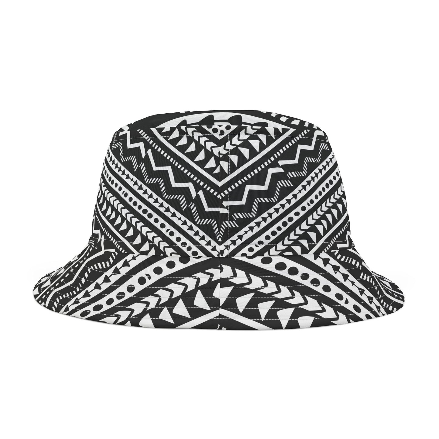 Bohemian Tribal Print Bucket Hat - Bold and Artistic