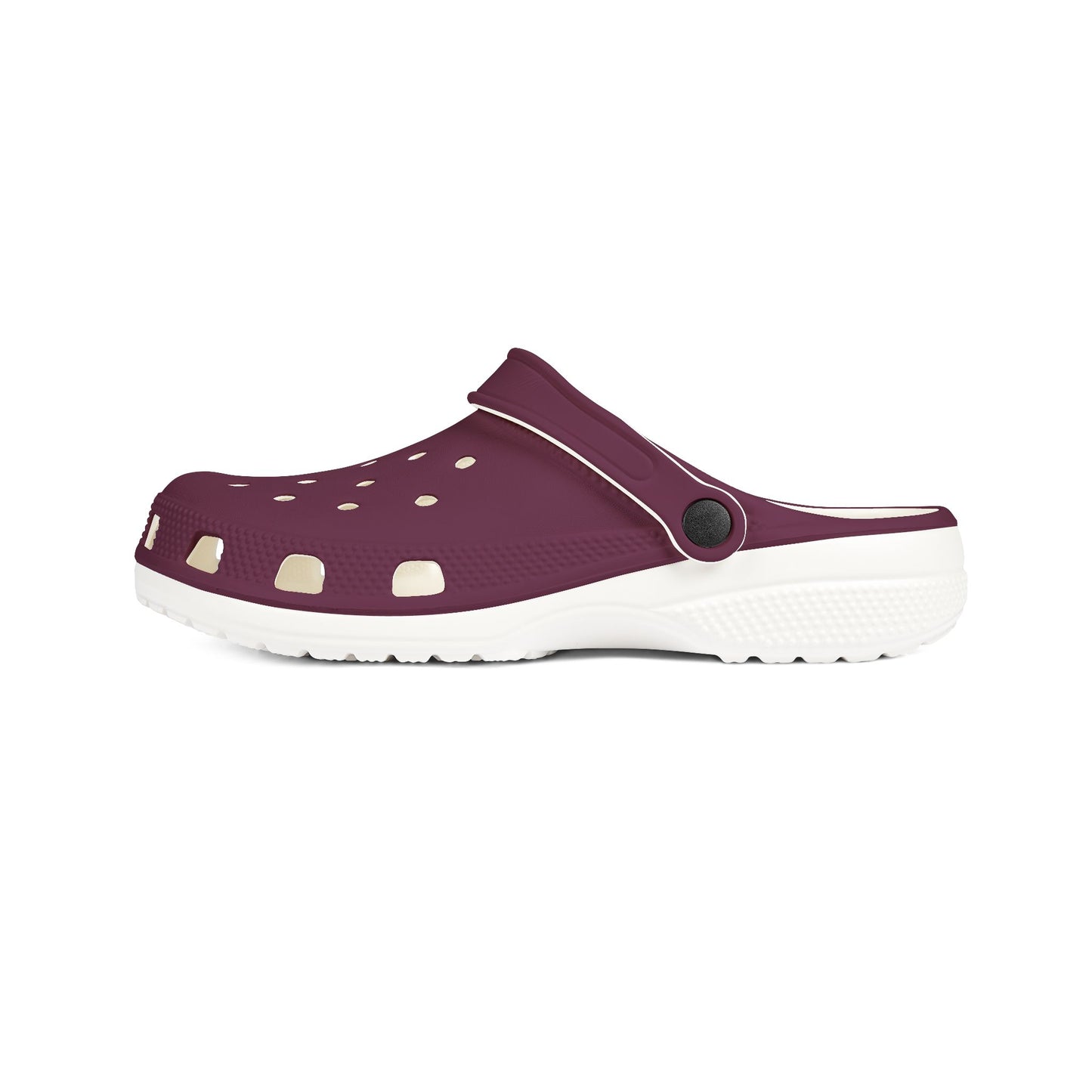 Comfortable EVA Foam Rubber Clogs for Everyday Wear Maroon