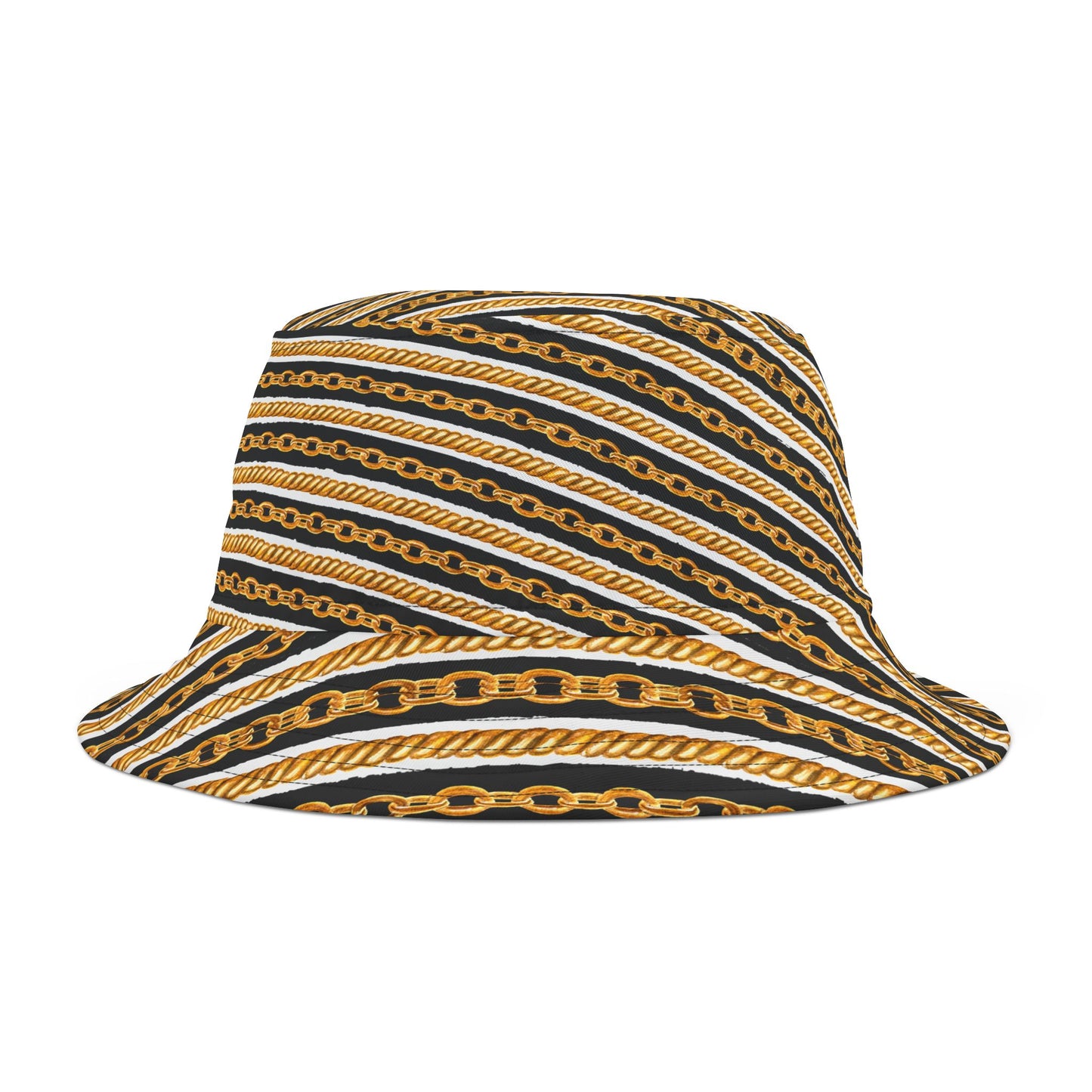 Stylish Gold Chain Bucket Hat - Trendy Accessory for Summer & Festivals