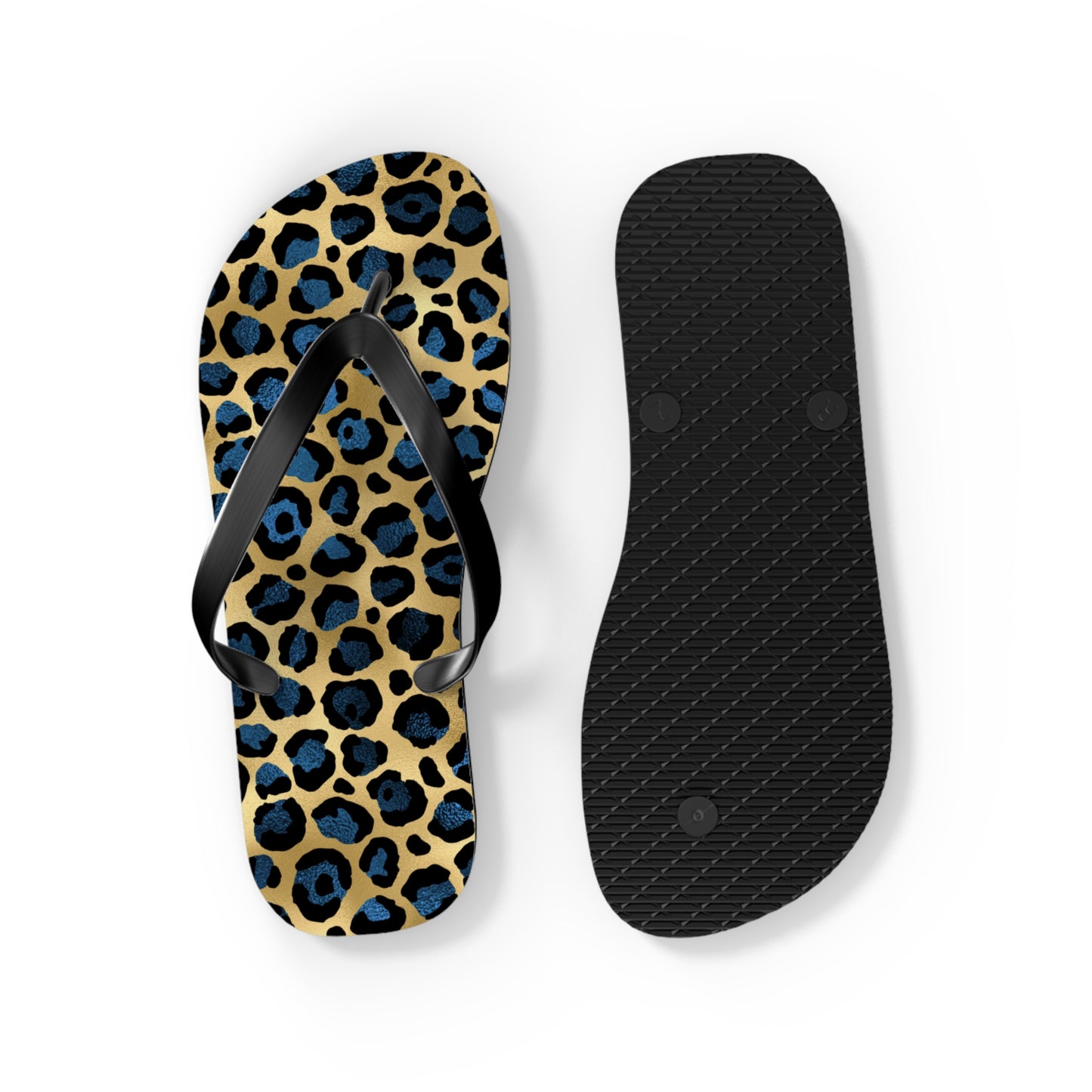 Leopard Print Flip Flops - Stylish Summer Footwear