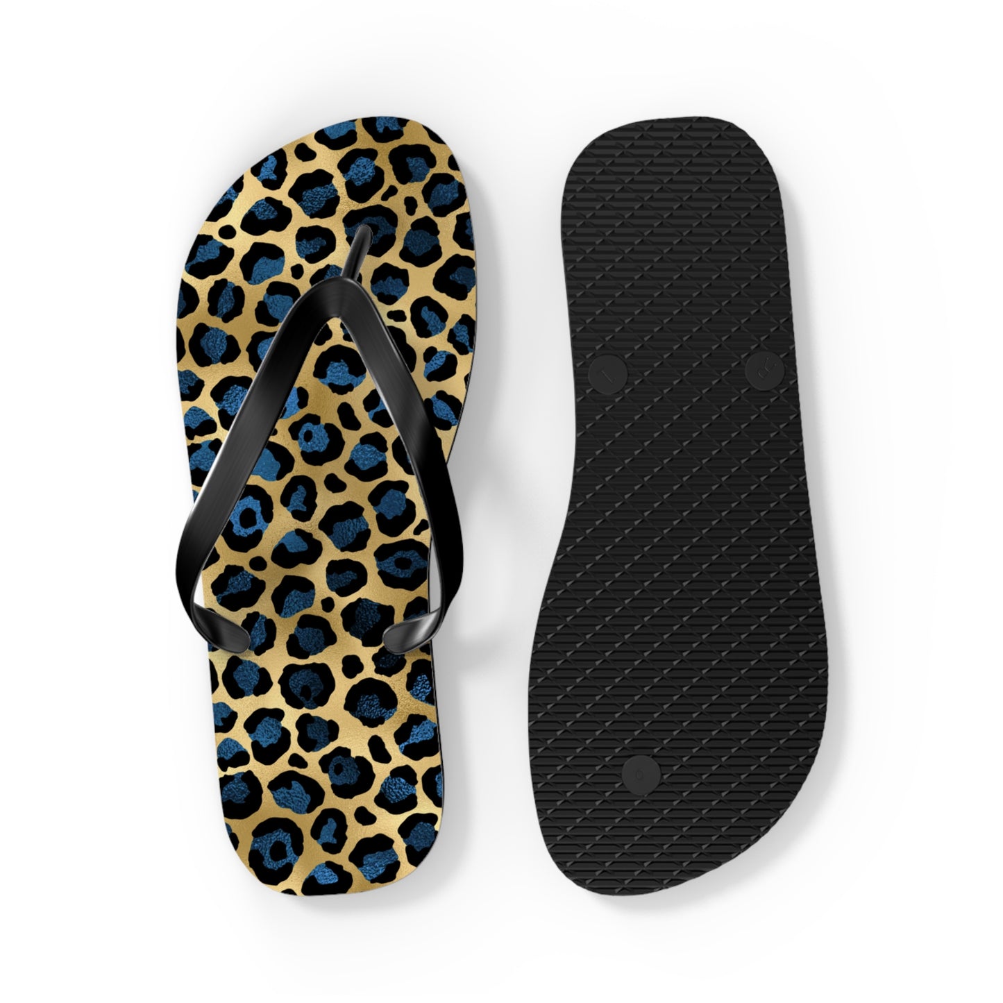 Leopard Print Flip Flops - Stylish Summer Footwear