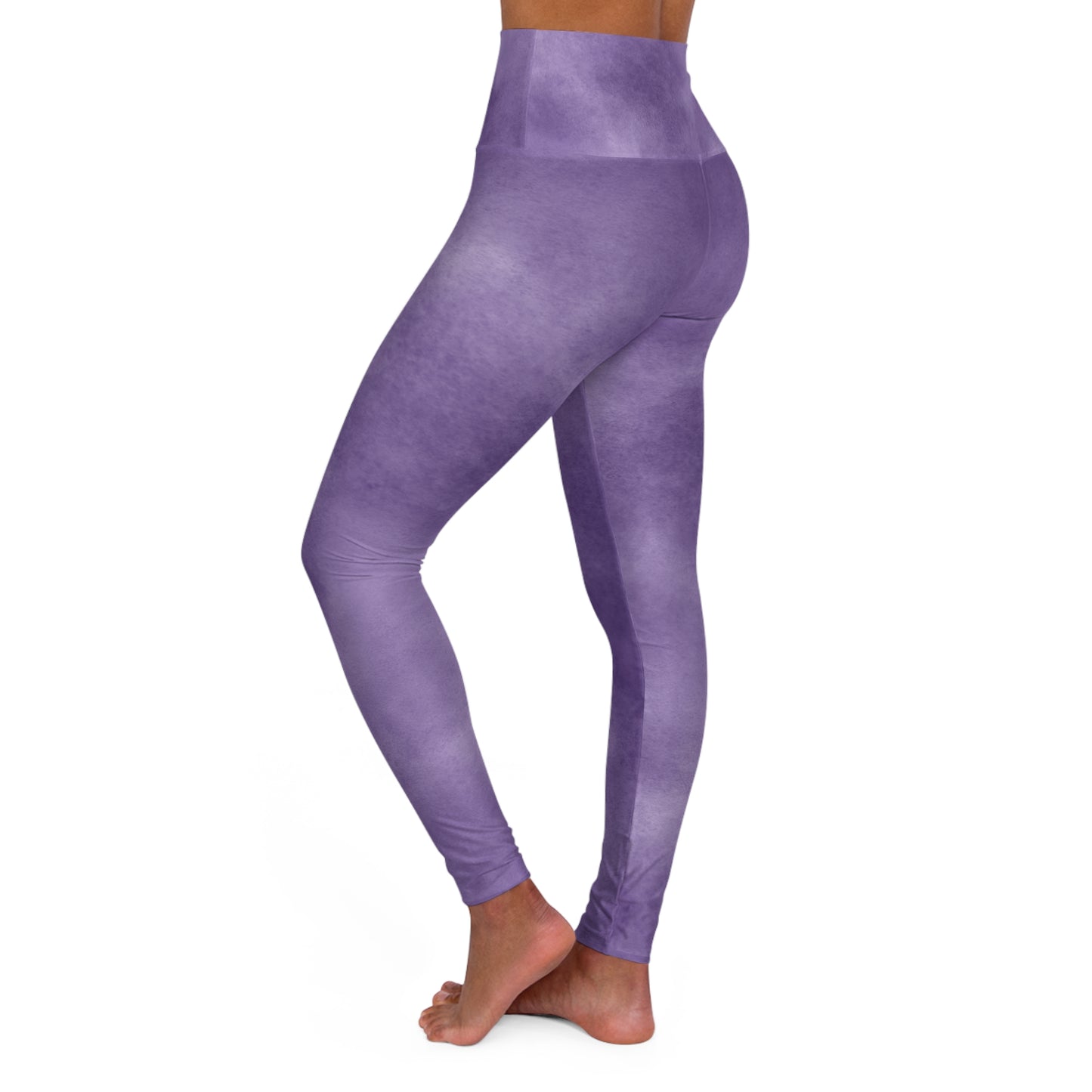 Purple High Waisted Yoga Leggings for Comfort and Style