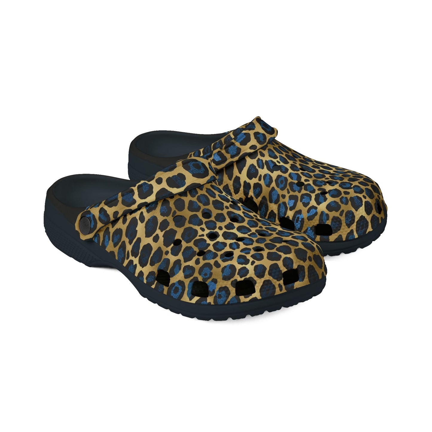 Leopard Print EVA Foam Rubber Clogs - Comfortable and Stylish Footwear