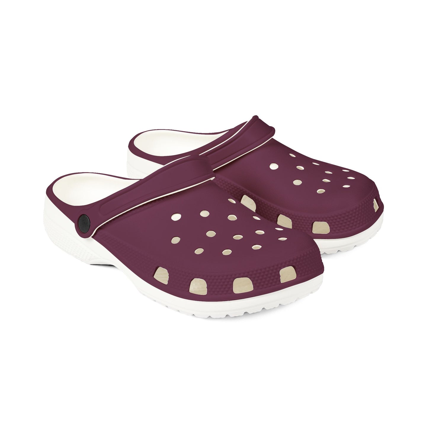 Comfortable EVA Foam Rubber Clogs for Everyday Wear Maroon