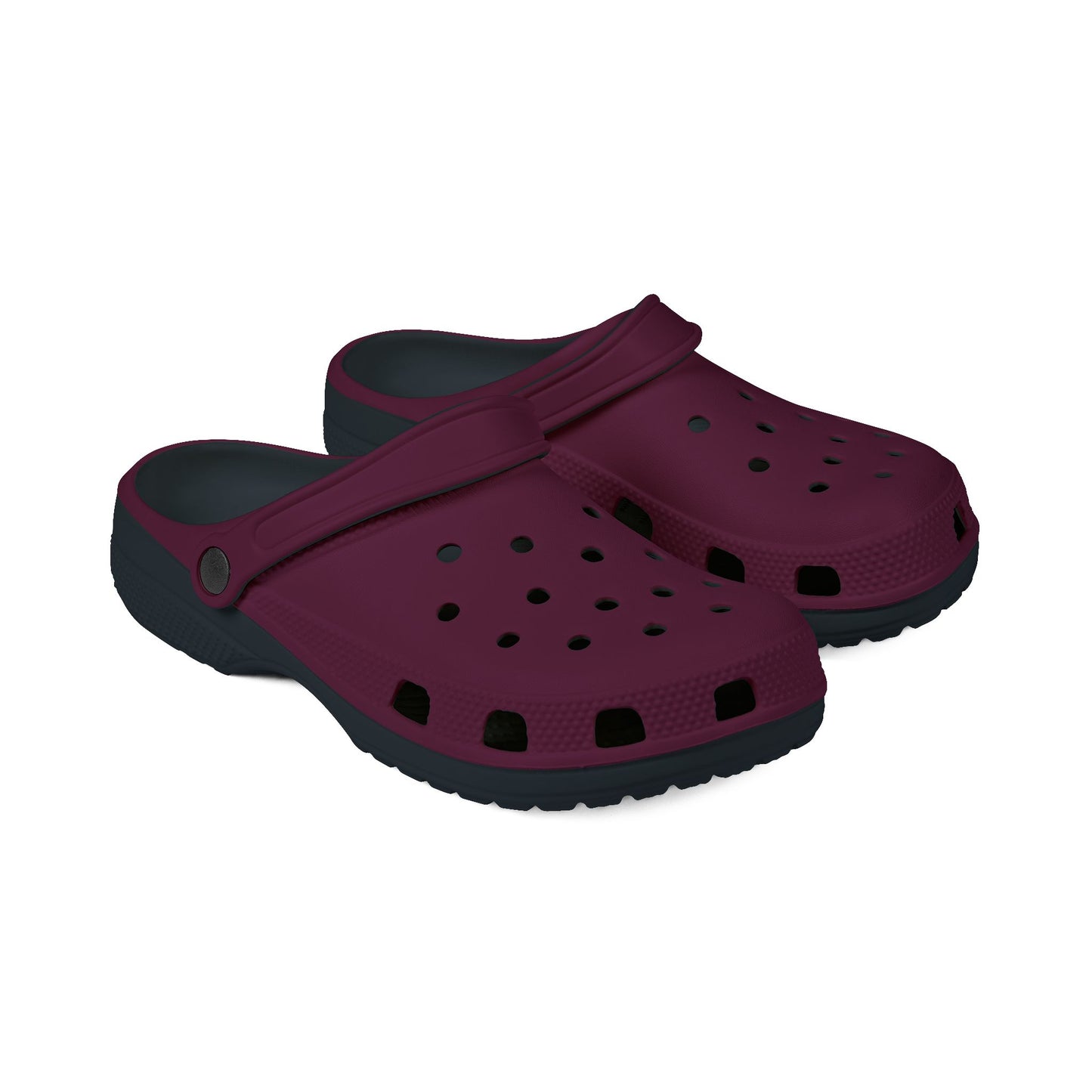 Comfortable EVA Foam Rubber Clogs for Everyday Wear Maroon