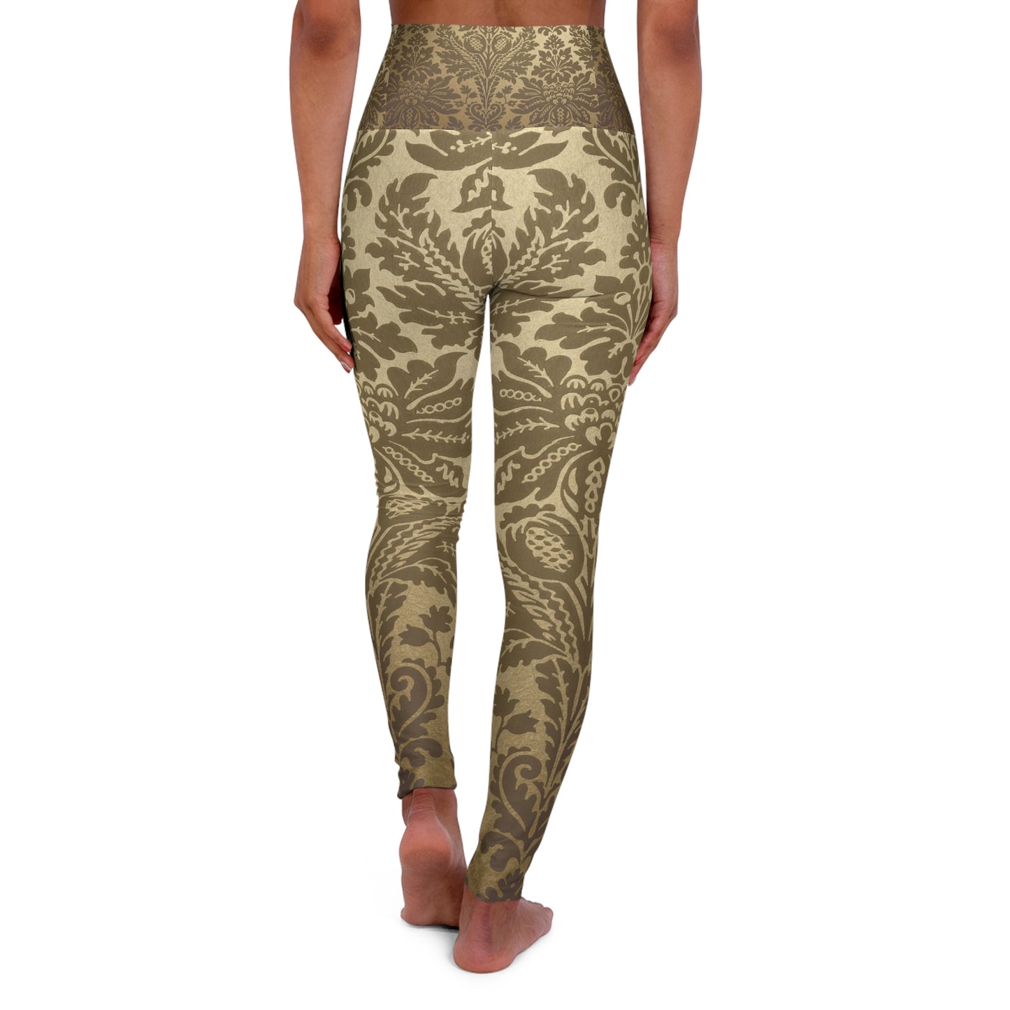 Vintage Inspired High Waisted Yoga Leggings for Comfort and Style