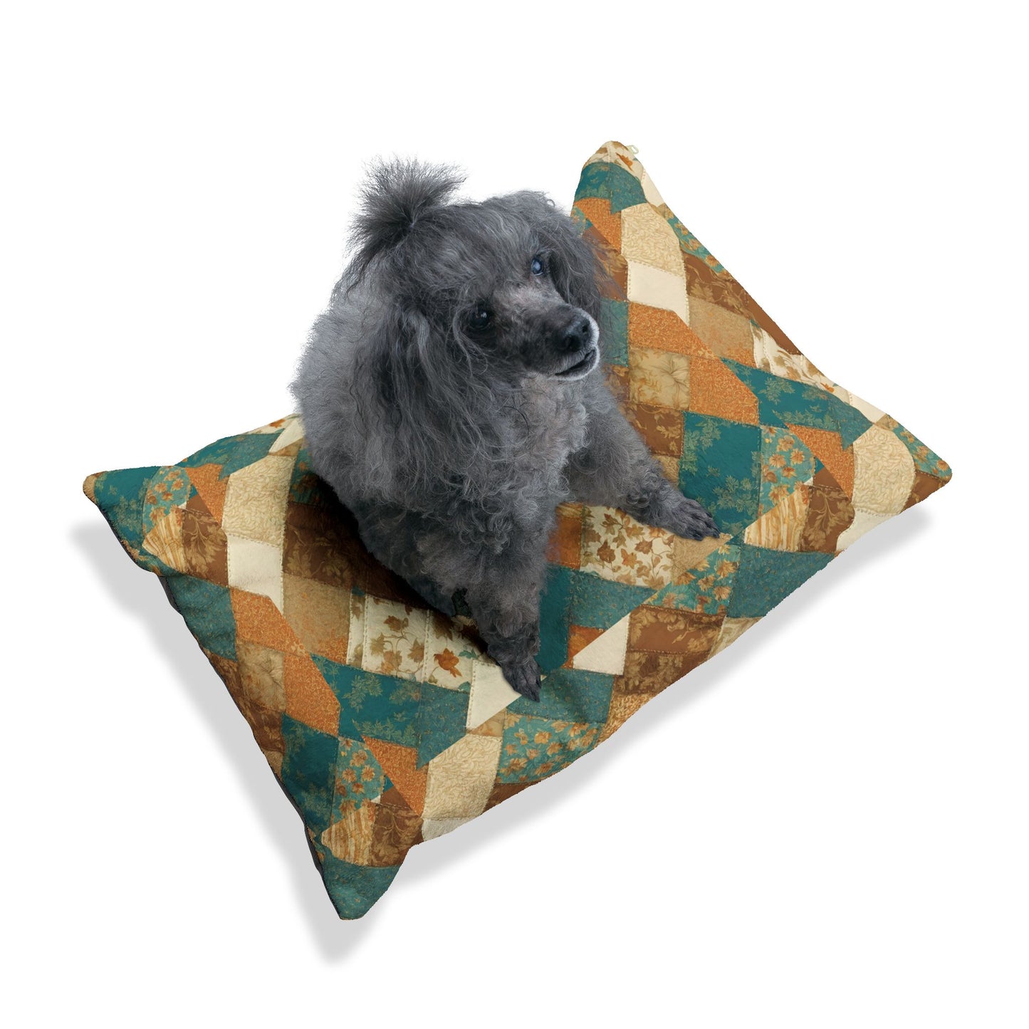 Cozy Patchwork Pet Bed - Perfect for Dogs & Cats, Stylish Home Décor