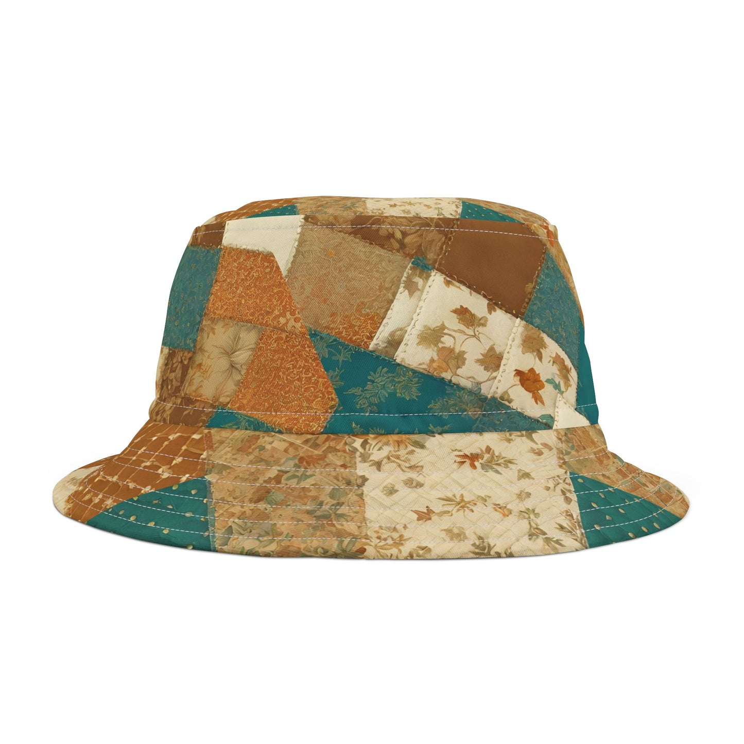 Boho Chic Patchwork Bucket Hat - Stylish & Versatile Summer Accessory