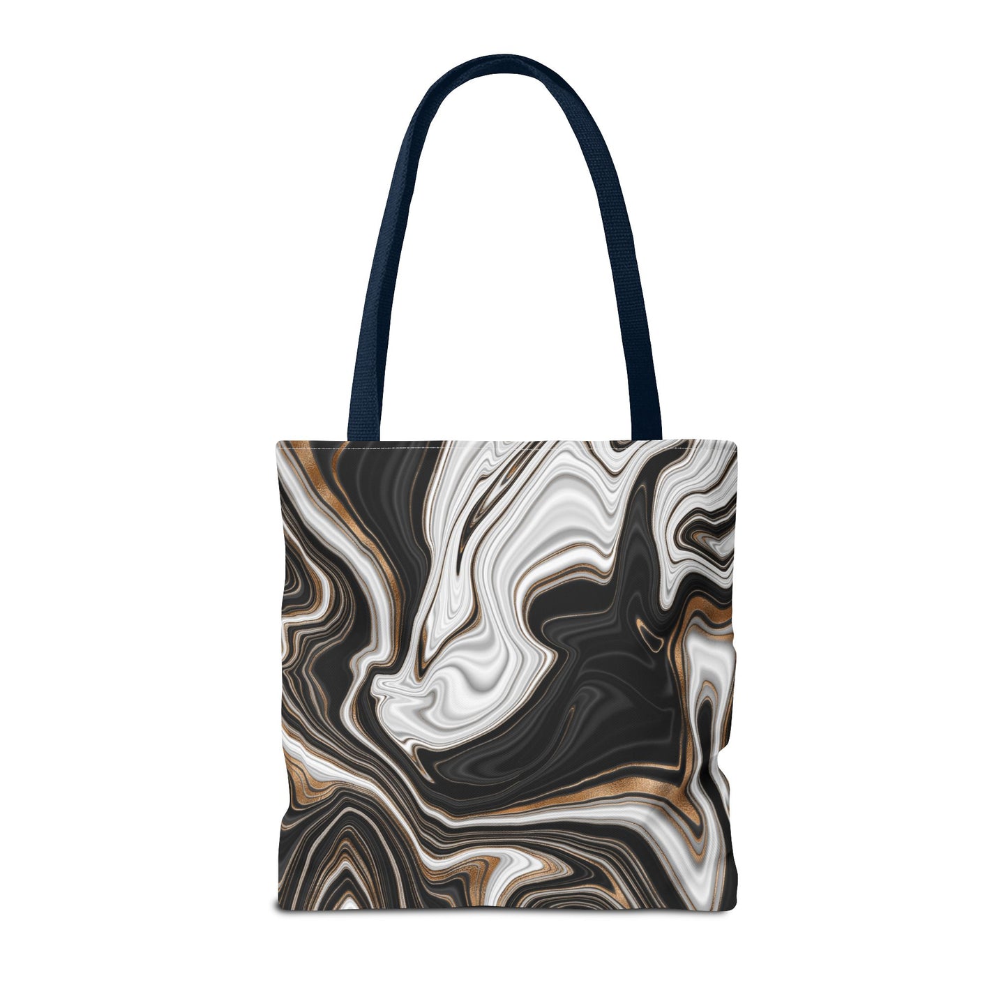 Chic Marble Print Tote Bag - Stylish Eco-Friendly Carryall for Everyday Use