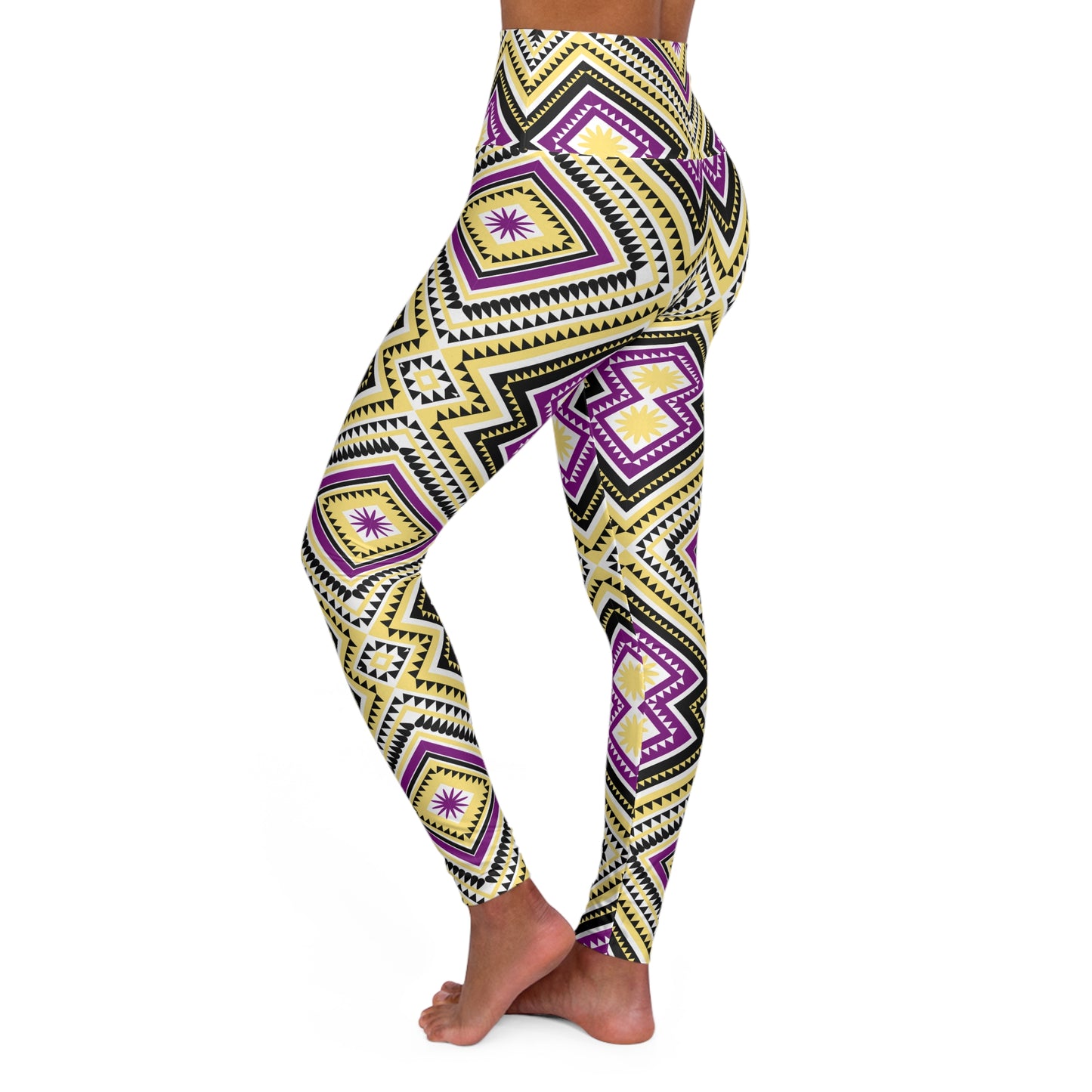 Vibrant High Waisted Yoga Leggings for Active Lifestyle – Perfect for Yoga, Fitness & Casual Wear