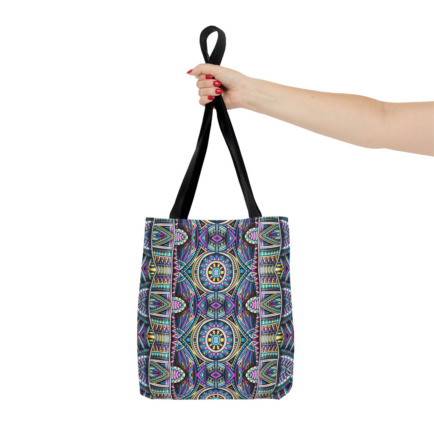 Colorful Bohemian Tote Bag - Mandala Pattern for Everyday Adventures