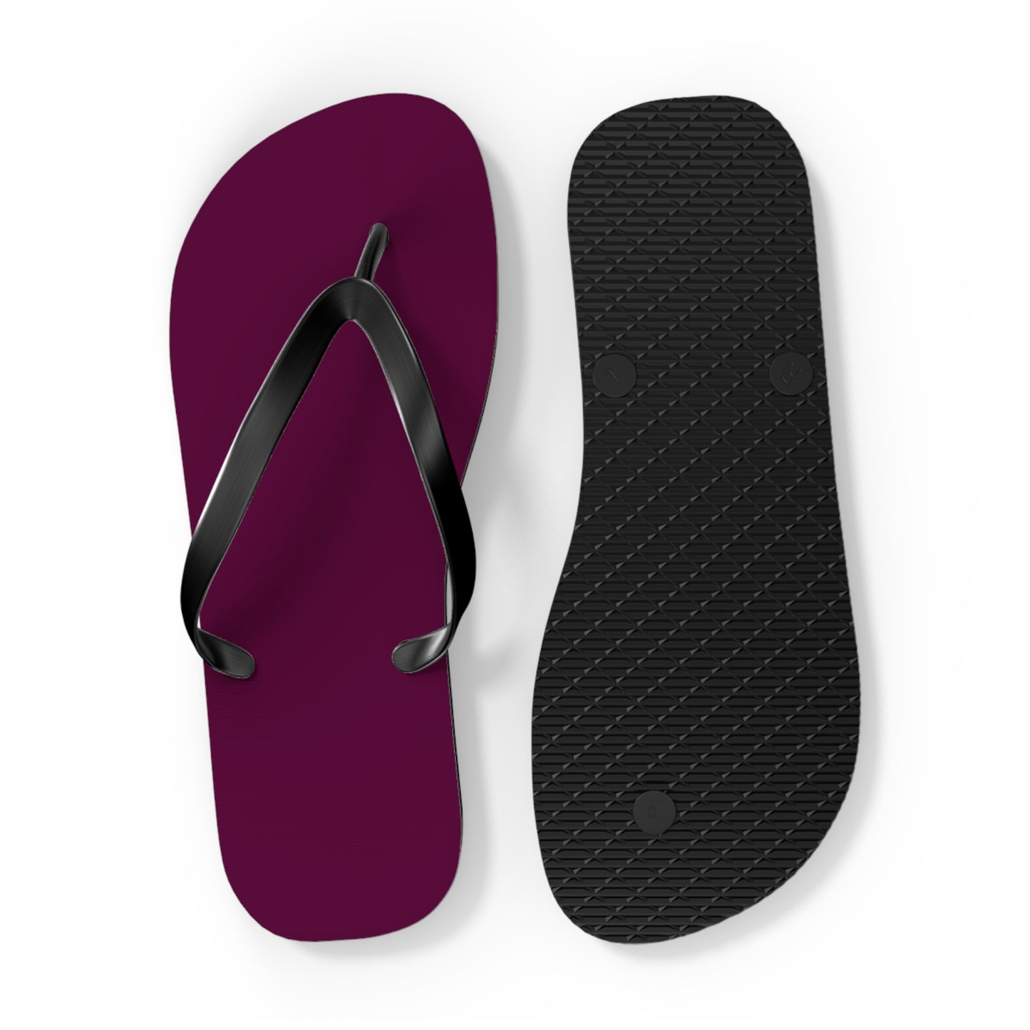 Stylish Maroon Flip Flops - Summer Beach Footwear for Casual Outings