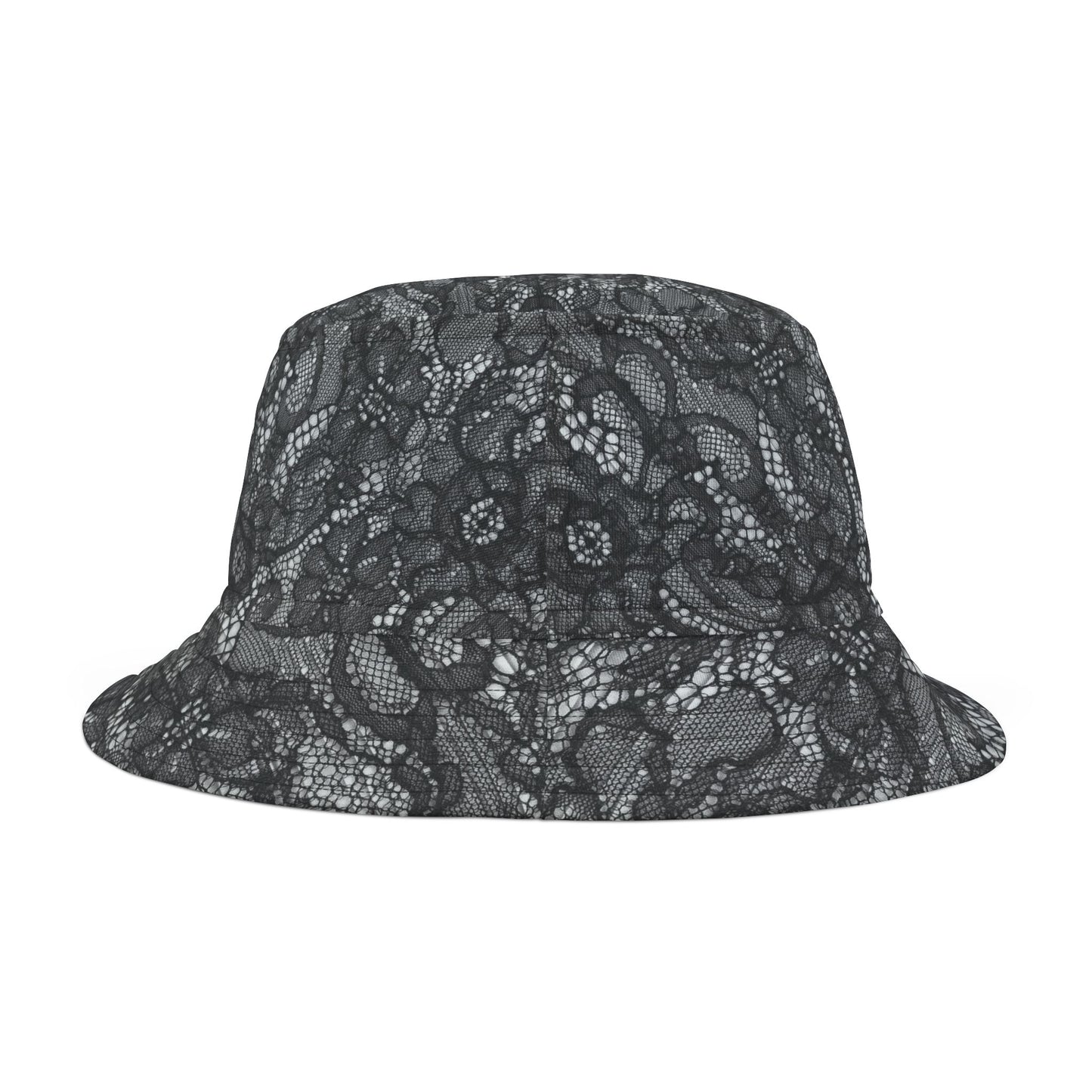 Elegant Lace Print Bucket Hat for Fashion Lovers