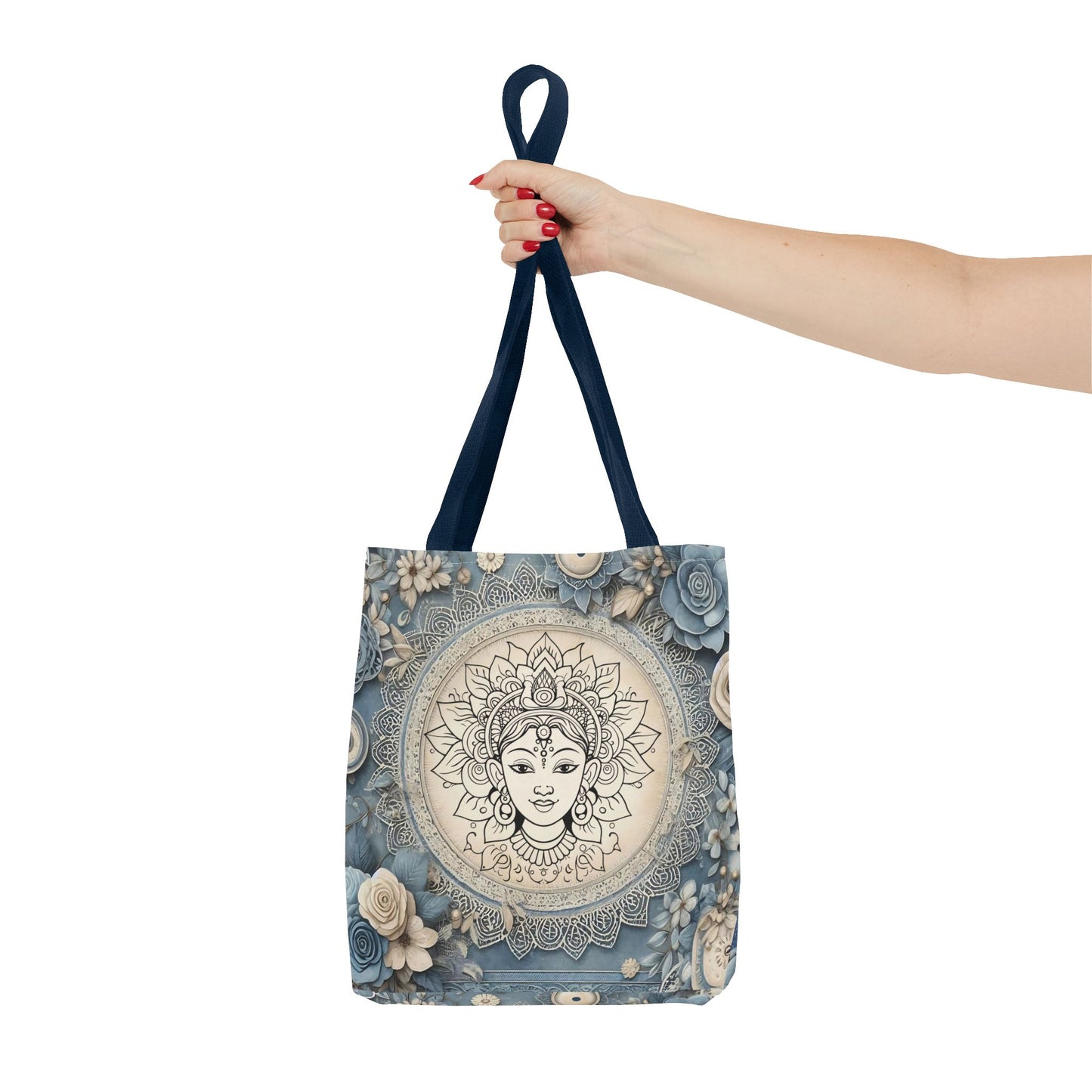 Mandala Goddess Tote Bag - Stylish Bohemian Eco-Friendly Shopping Bag