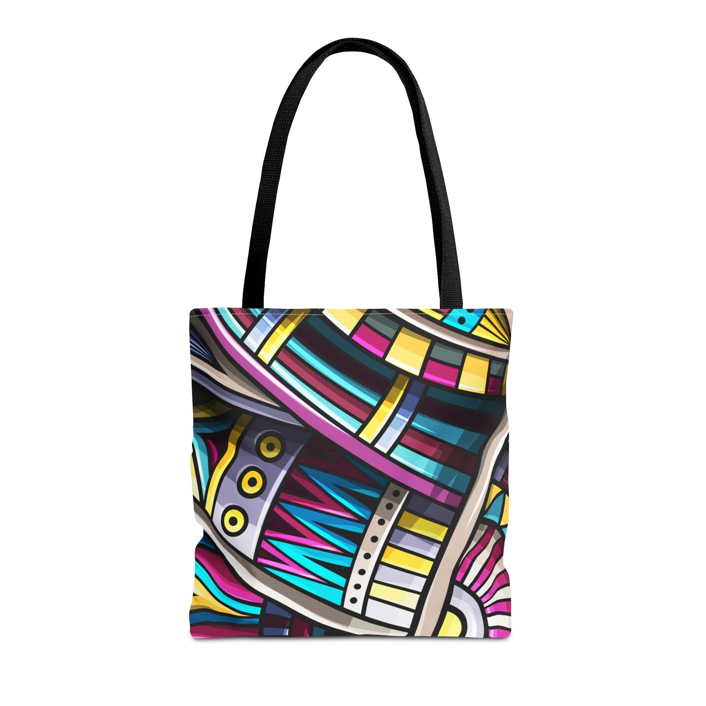 Colorful Graphic Tote Bag - Stylish & Versatile for Everyday Use