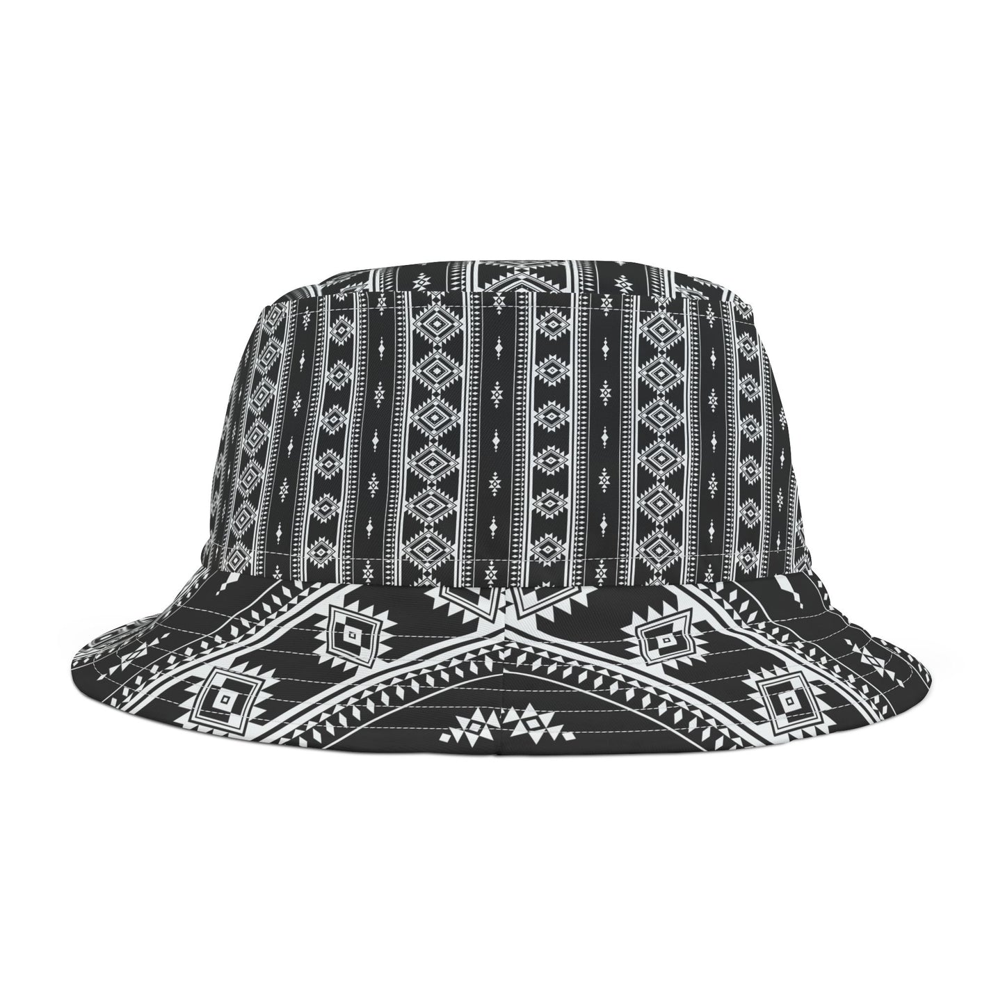 Minimalist Geometric Bucket Hat - Sleek and Stylish