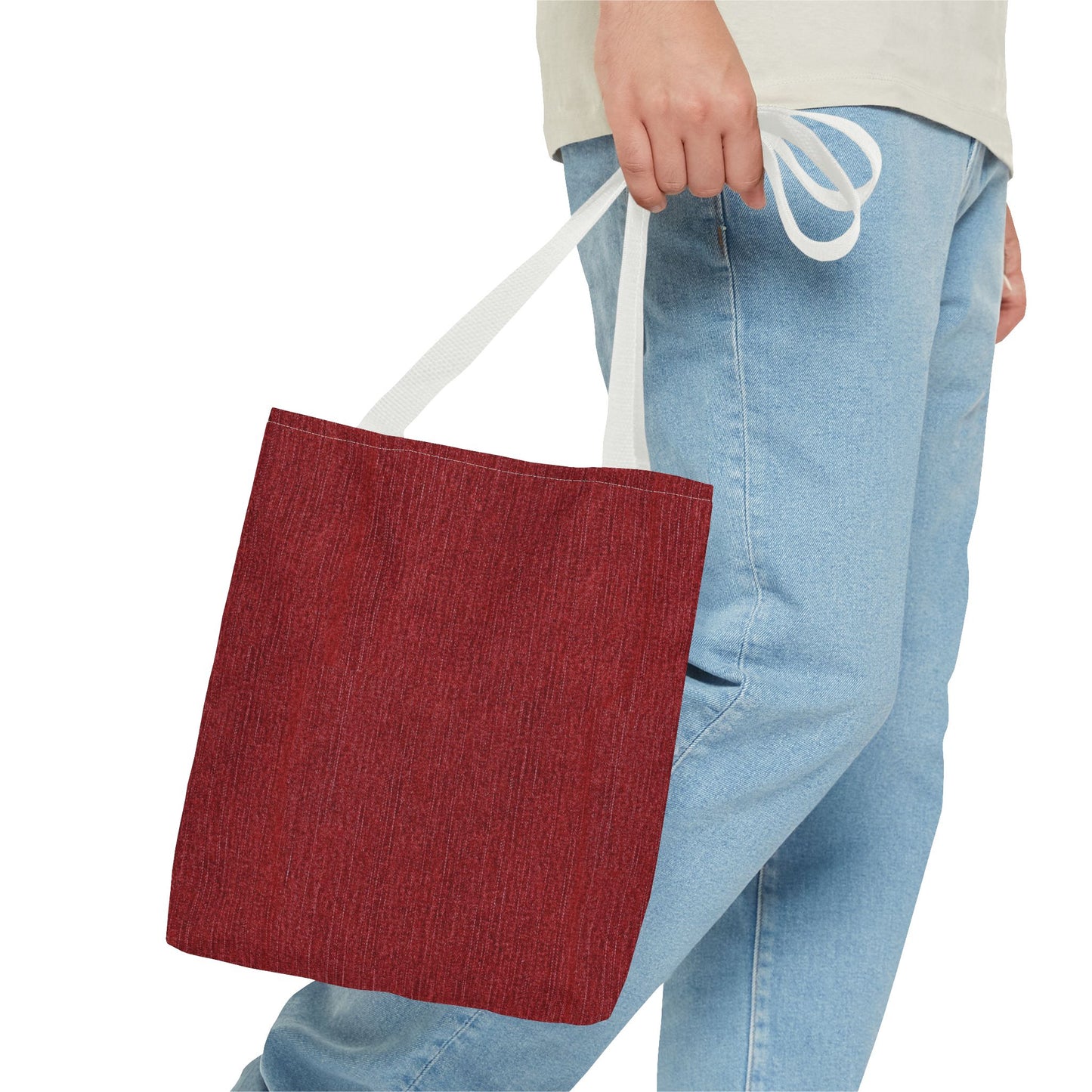 Stylish Red Tote Bag - Versatile Carryall for Everyday Use