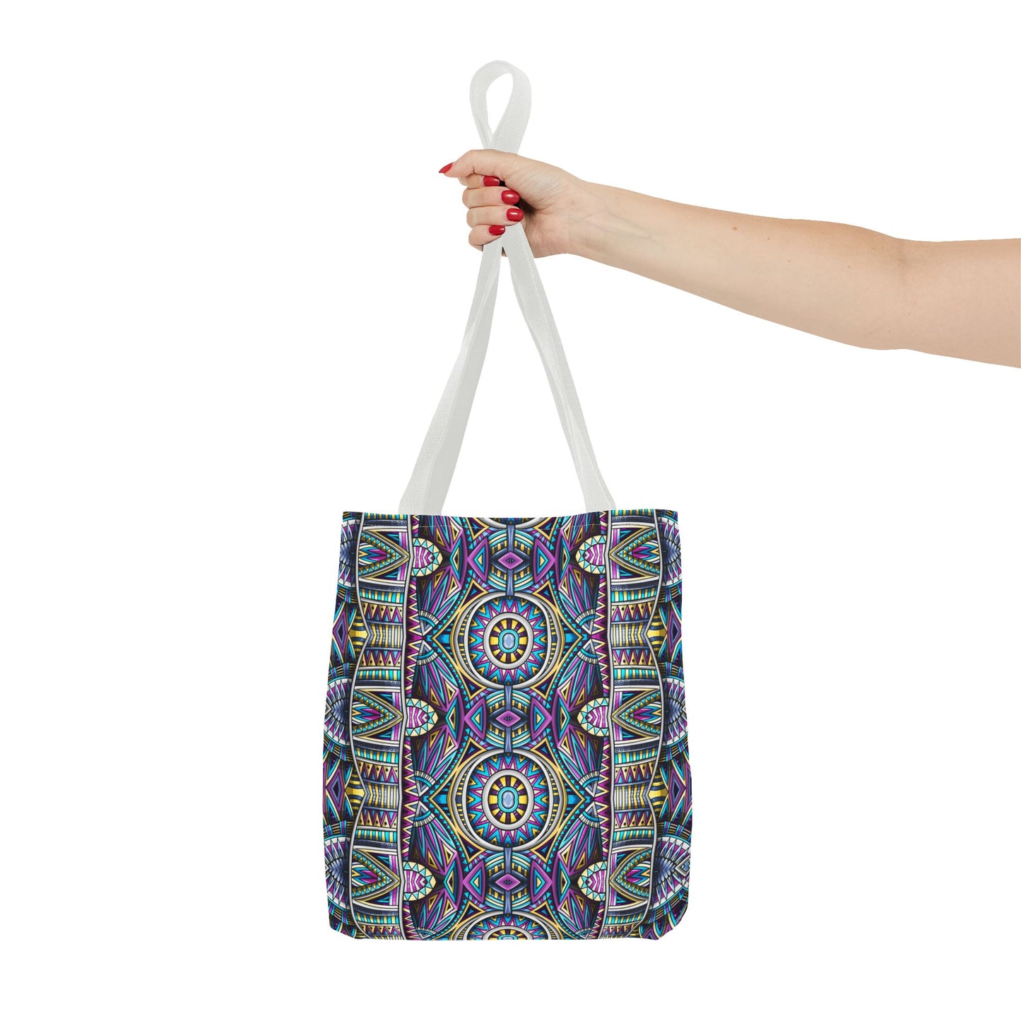 Colorful Bohemian Tote Bag - Mandala Pattern for Everyday Adventures