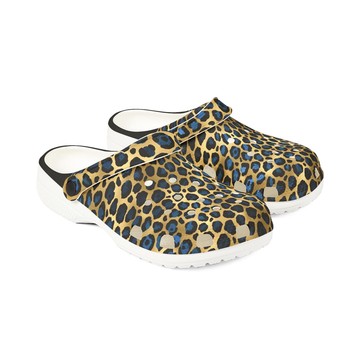 Leopard Print EVA Foam Rubber Clogs - Comfortable and Stylish Footwear