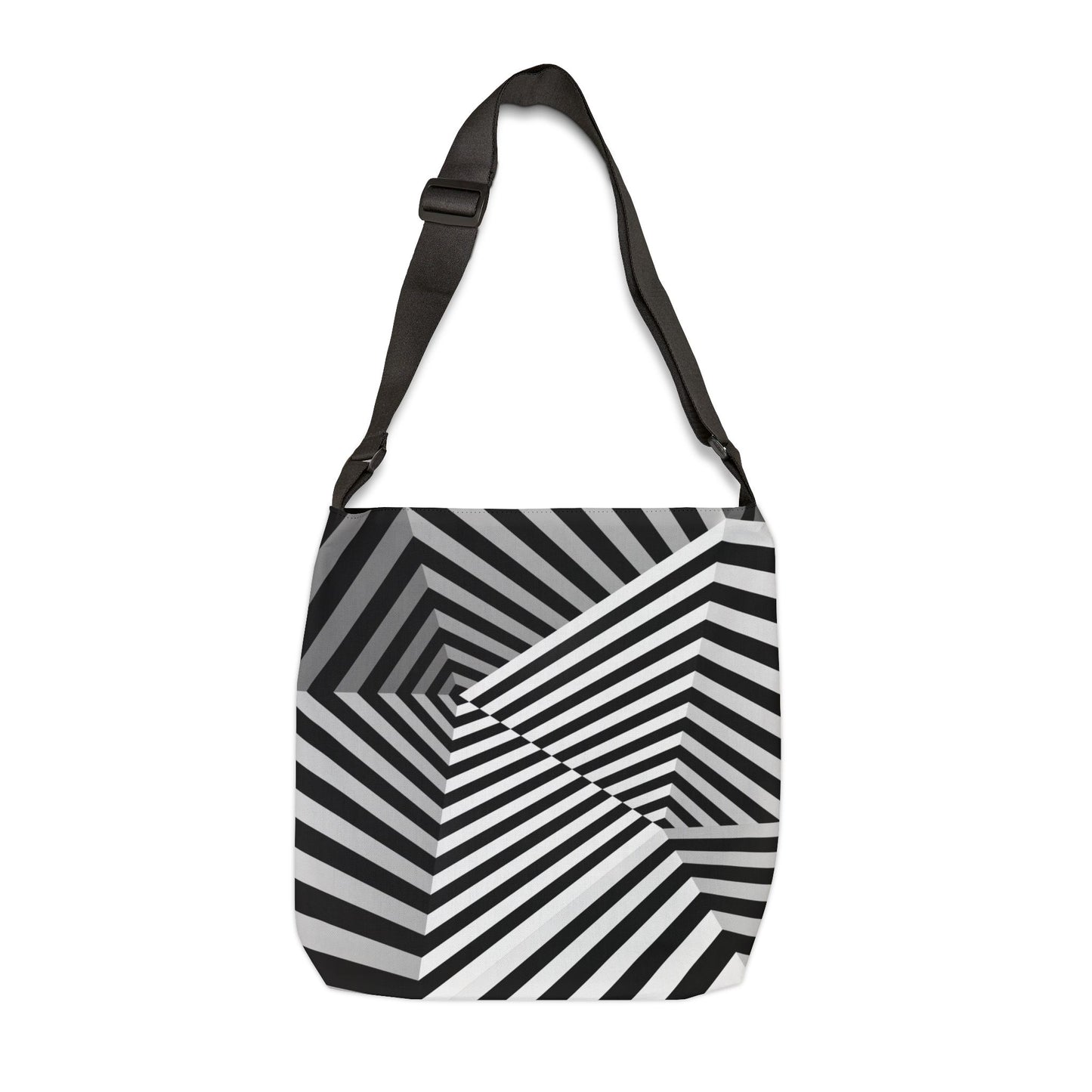 Stylish Geometric Adjustable Tote Bag - Perfect for Everyday Use