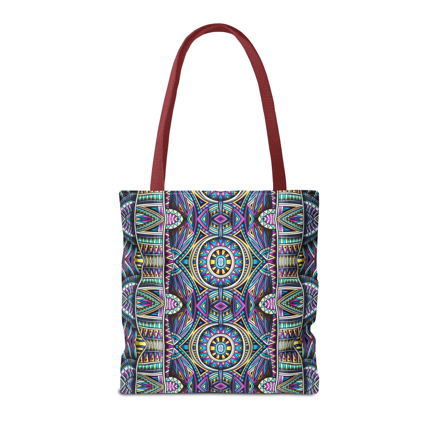 Colorful Bohemian Tote Bag - Mandala Pattern for Everyday Adventures