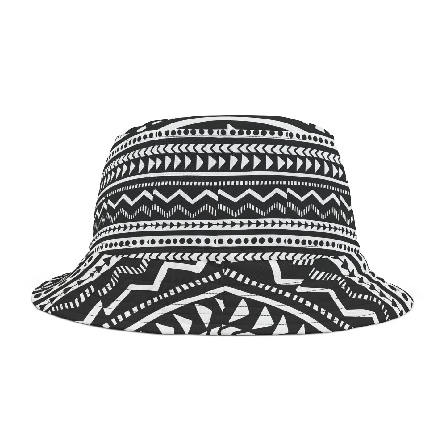 Bohemian Tribal Print Bucket Hat - Bold and Artistic