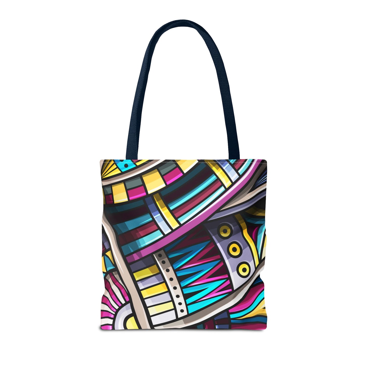 Colorful Graphic Tote Bag - Stylish & Versatile for Everyday Use